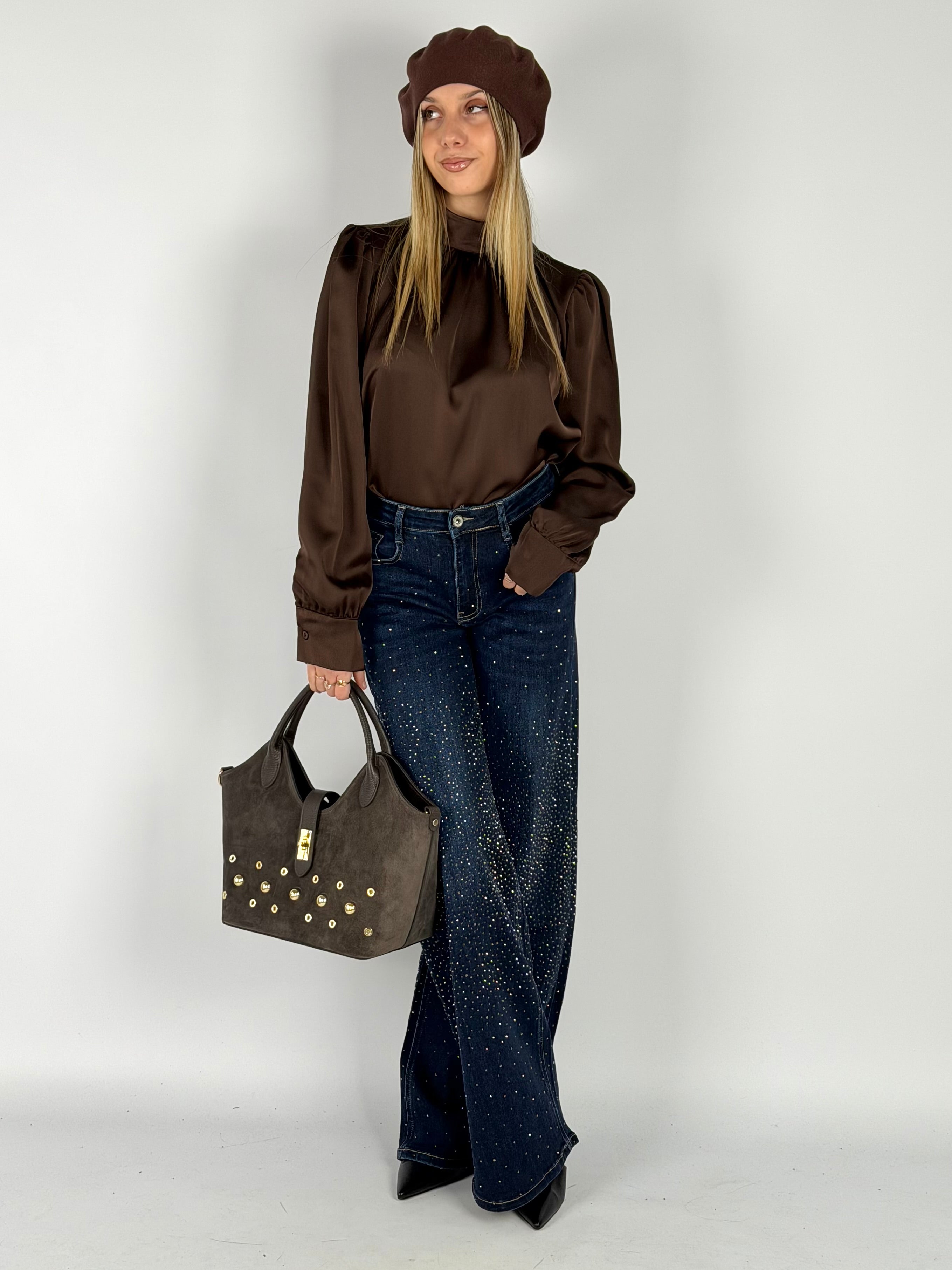 Camicia Crystal moro