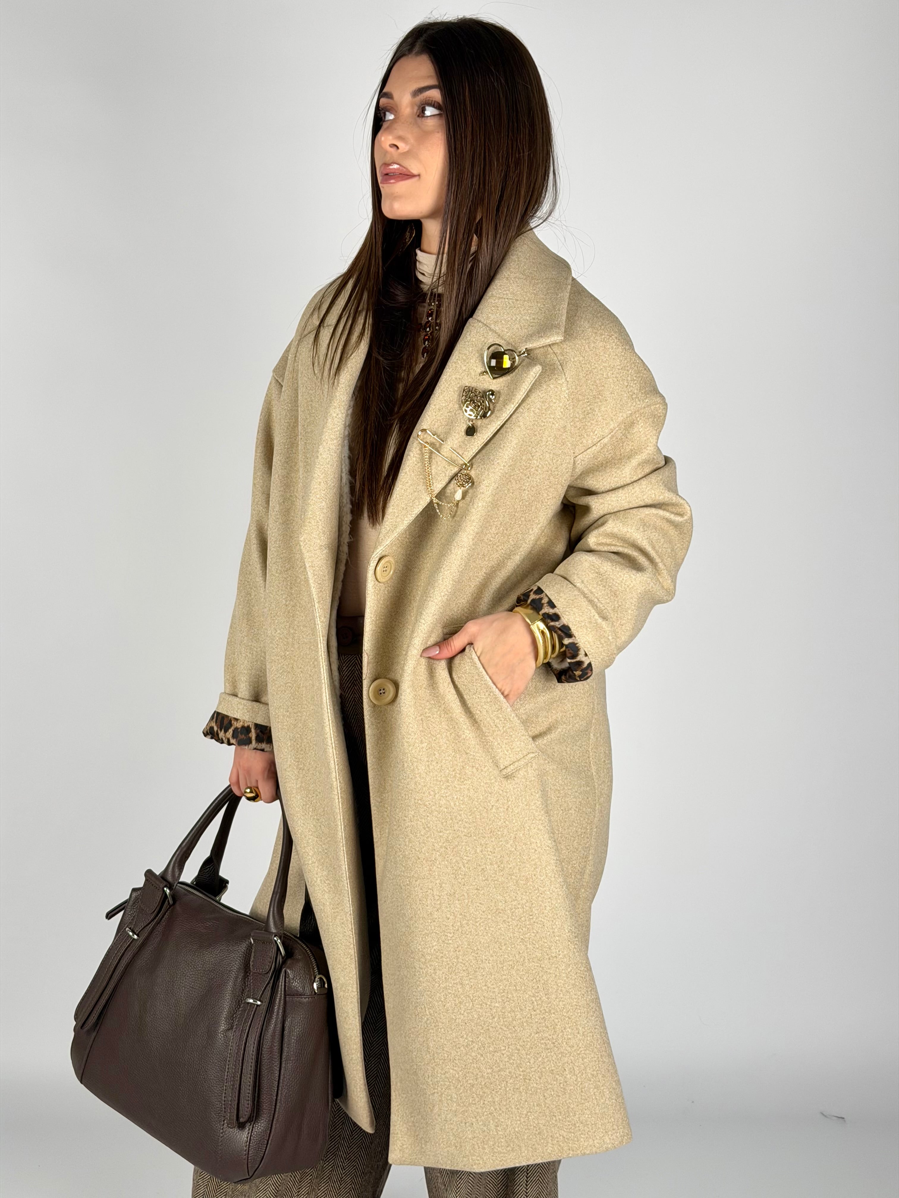 Cappotto Agense beige