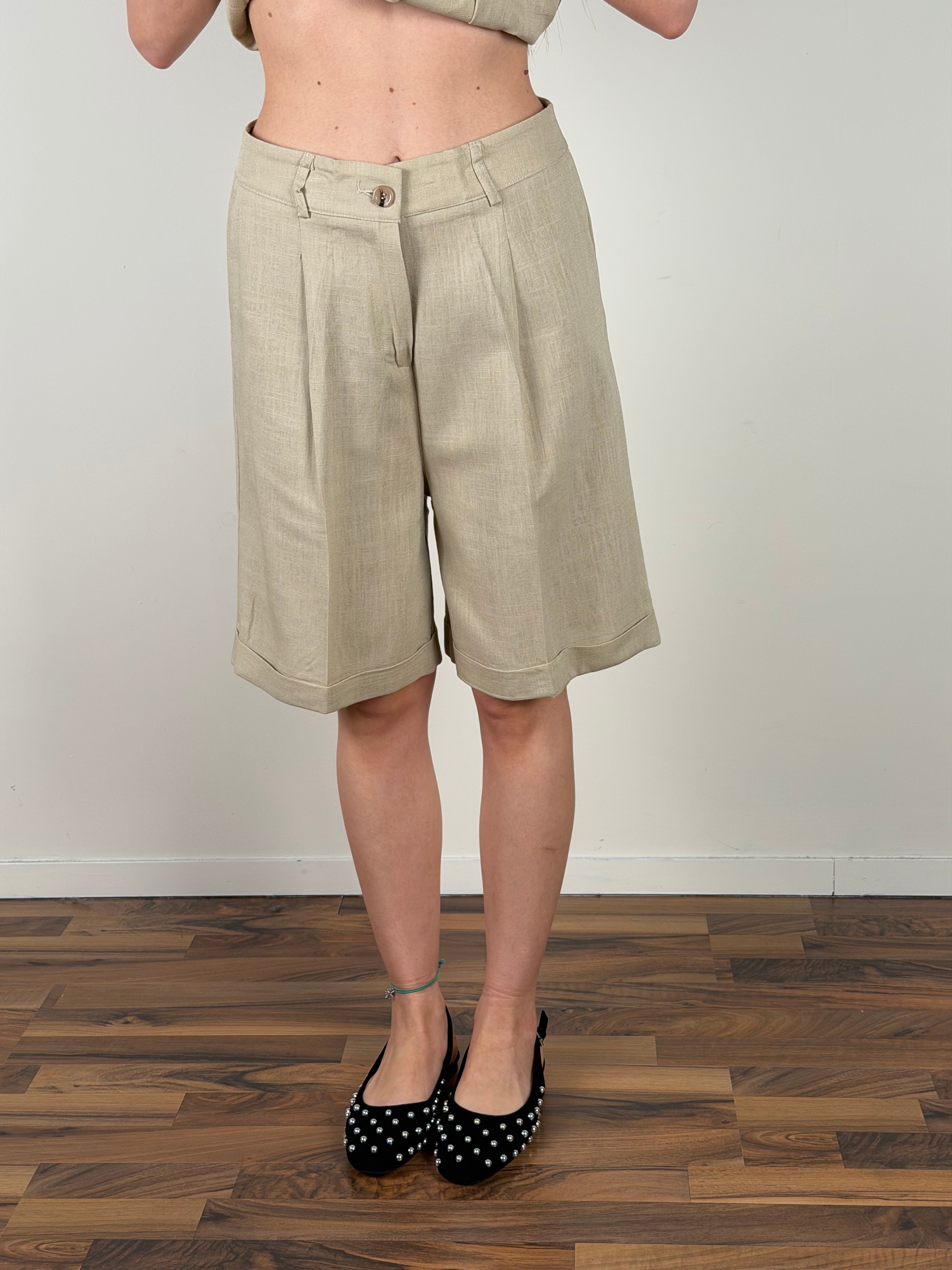Completo premium lino Charlie beige