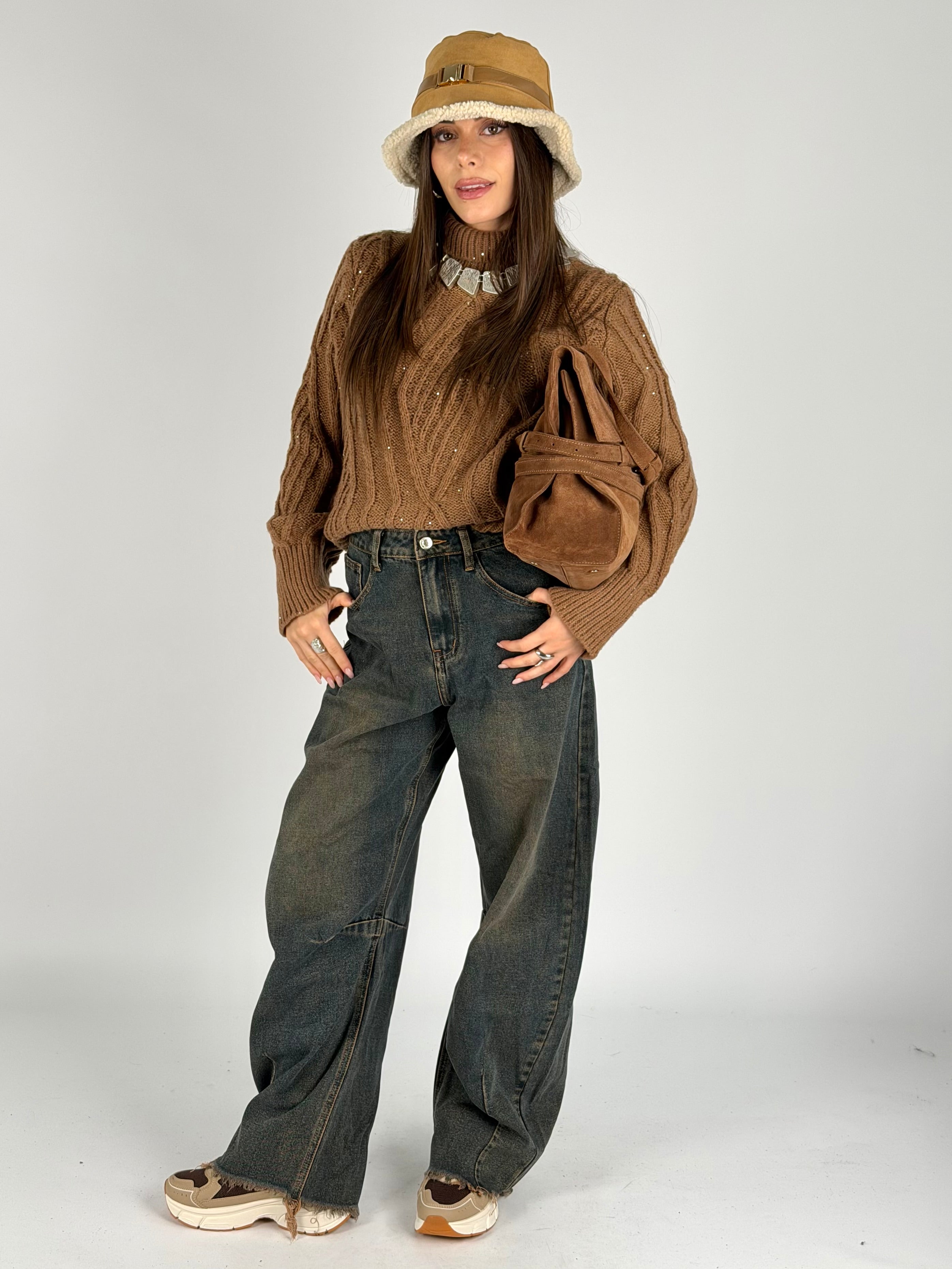 Maglia Praga tabacco