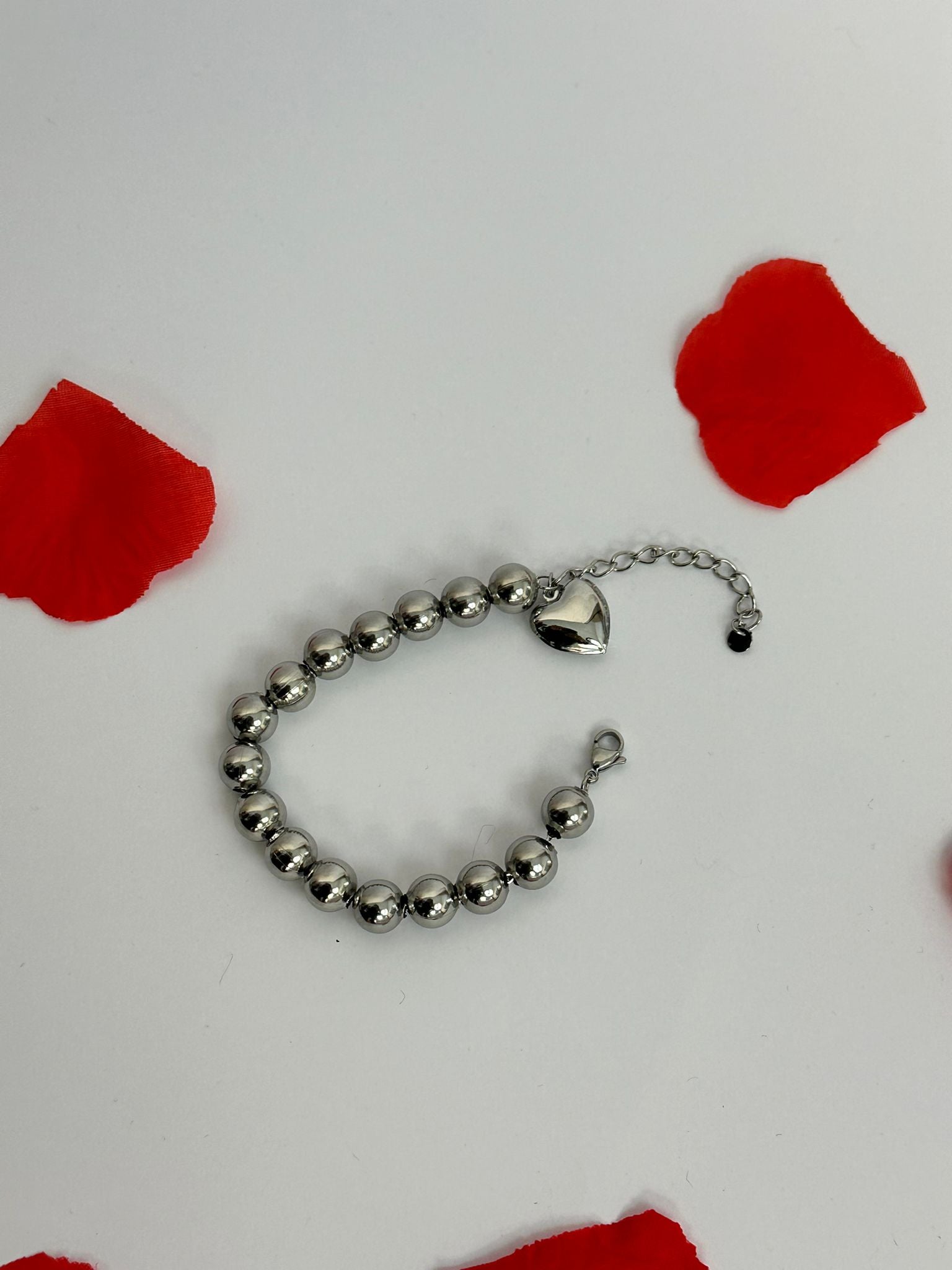 Bracciale maxi sfere personalizzabile con iniziali cupido limited edition