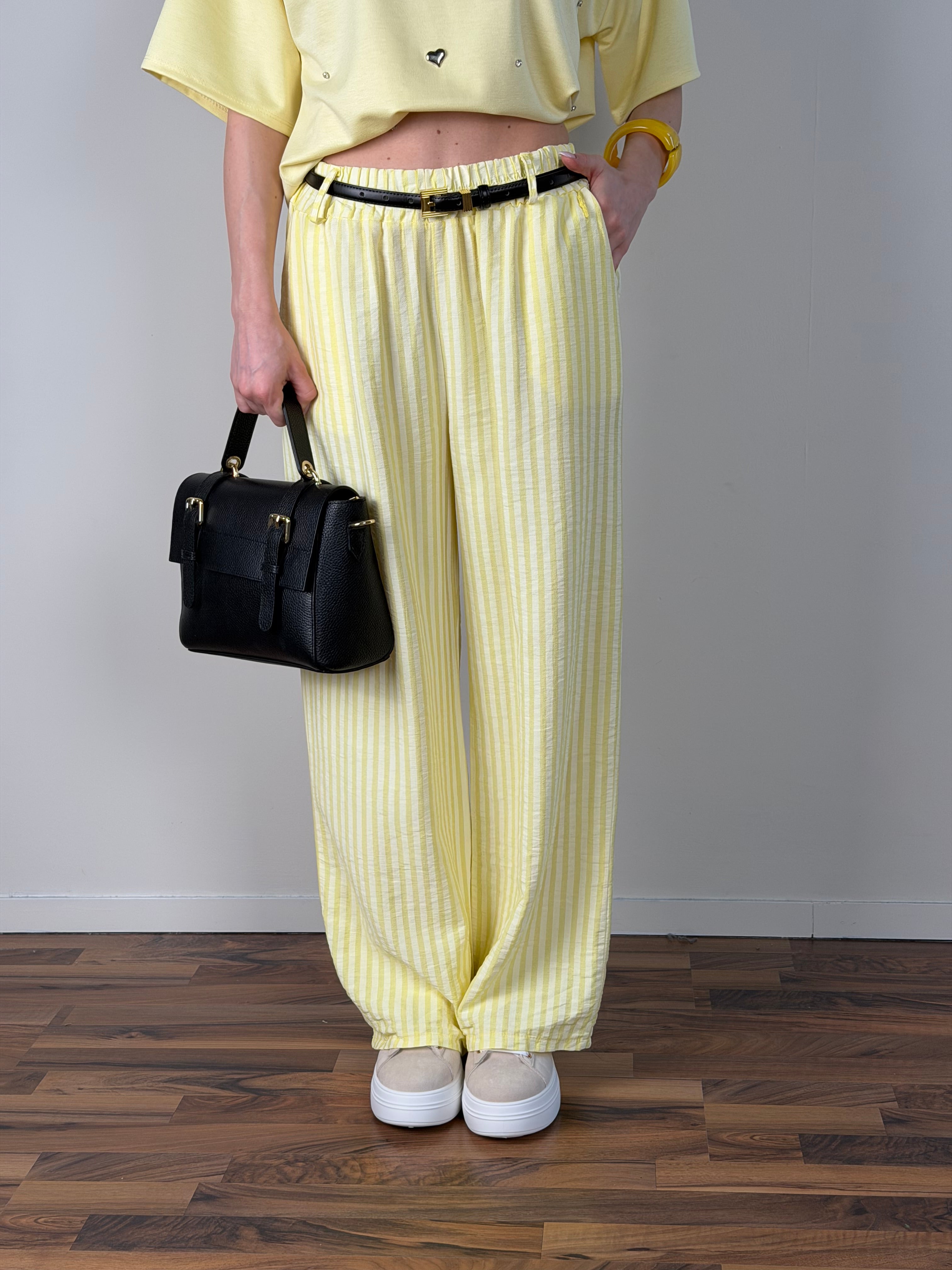 Pantalone Essenza giallo
