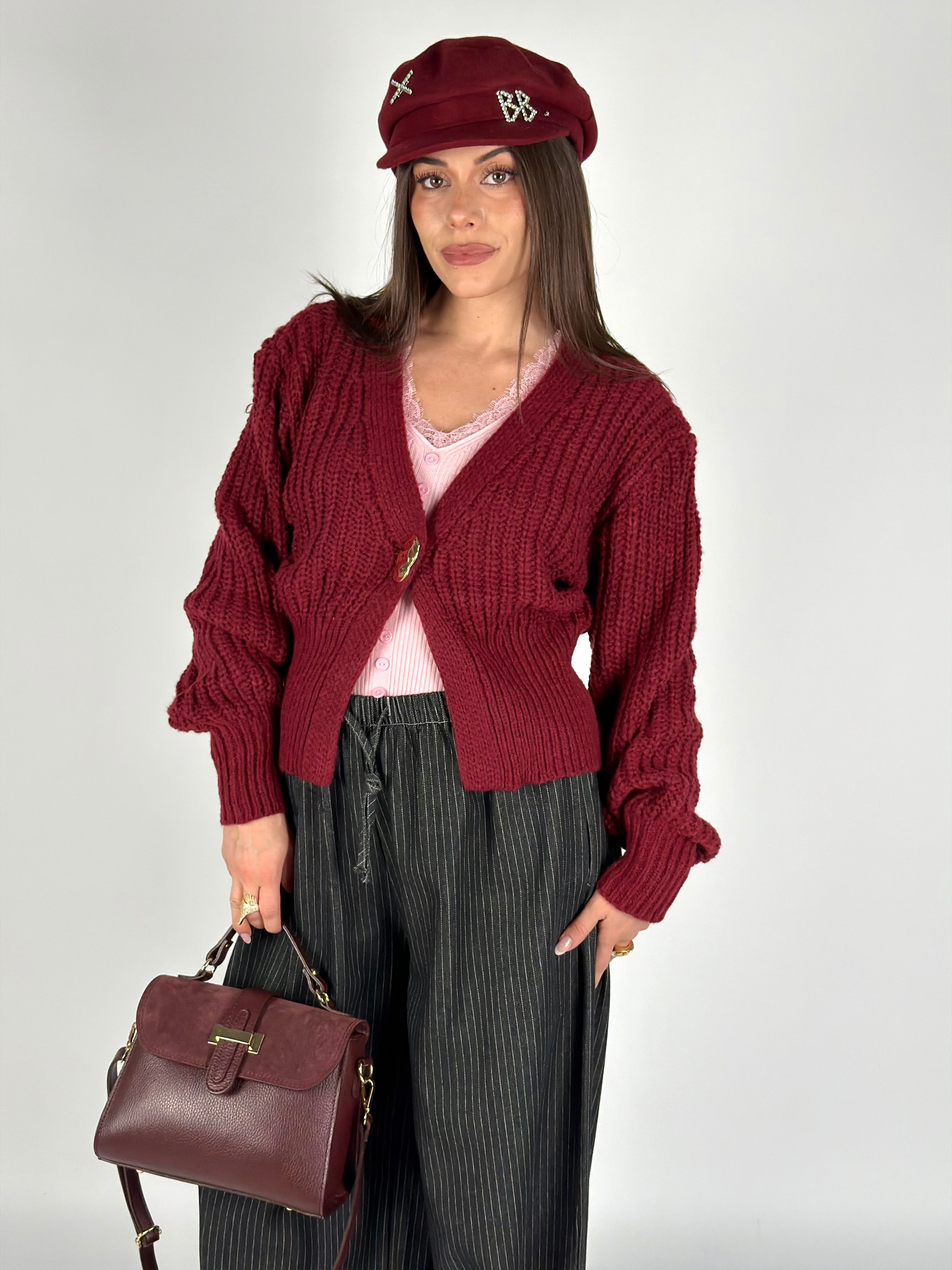 Maglia Amour bordeaux