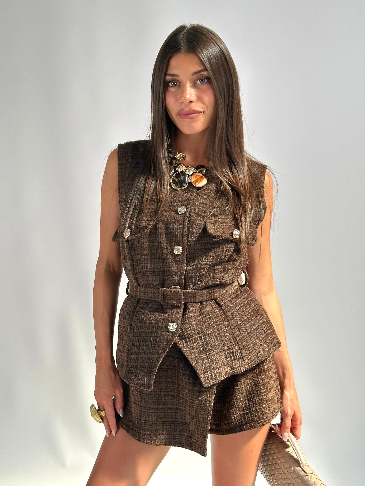 Gilet completo boucle moro