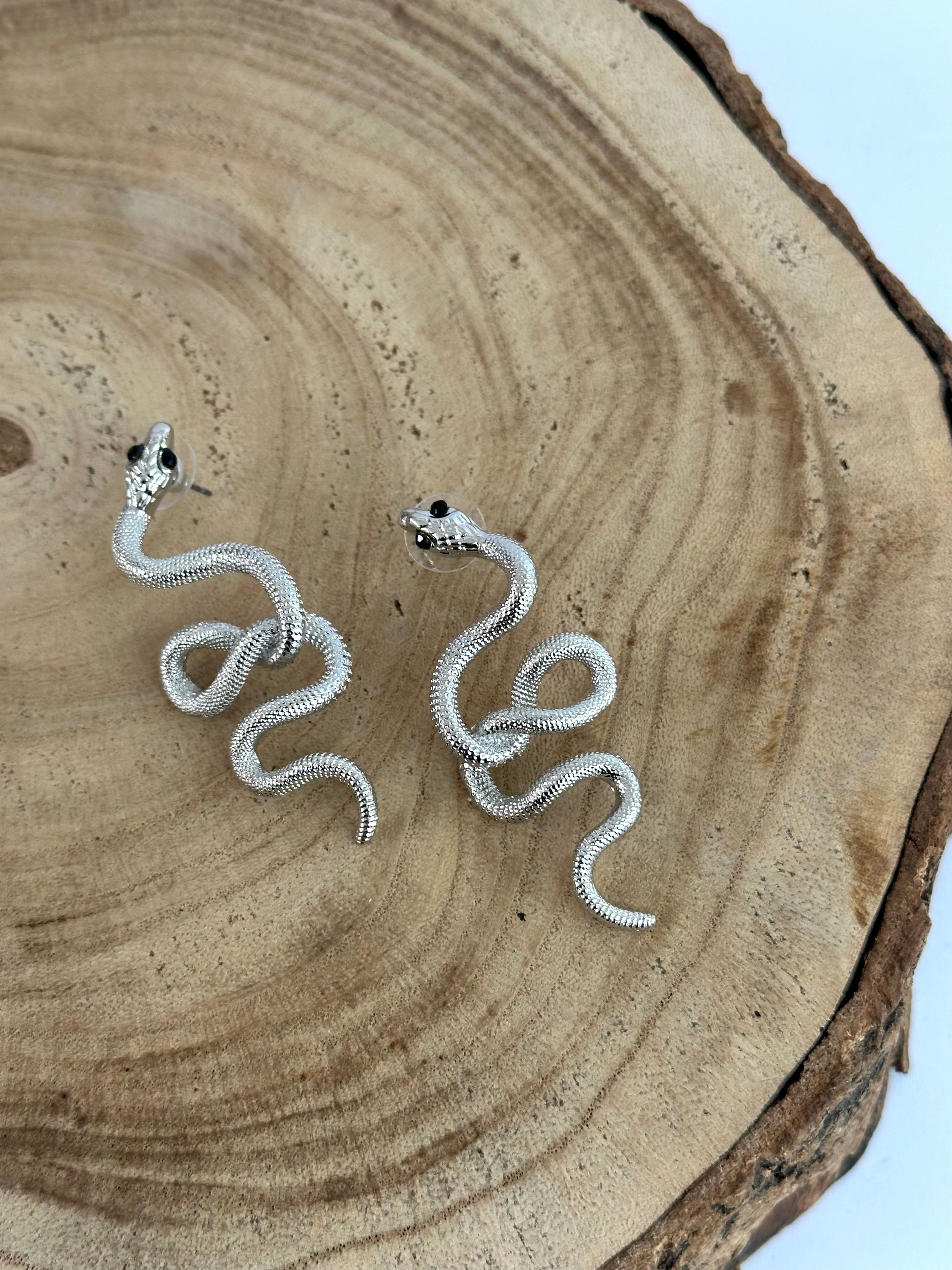 Orecchini serpe maxi