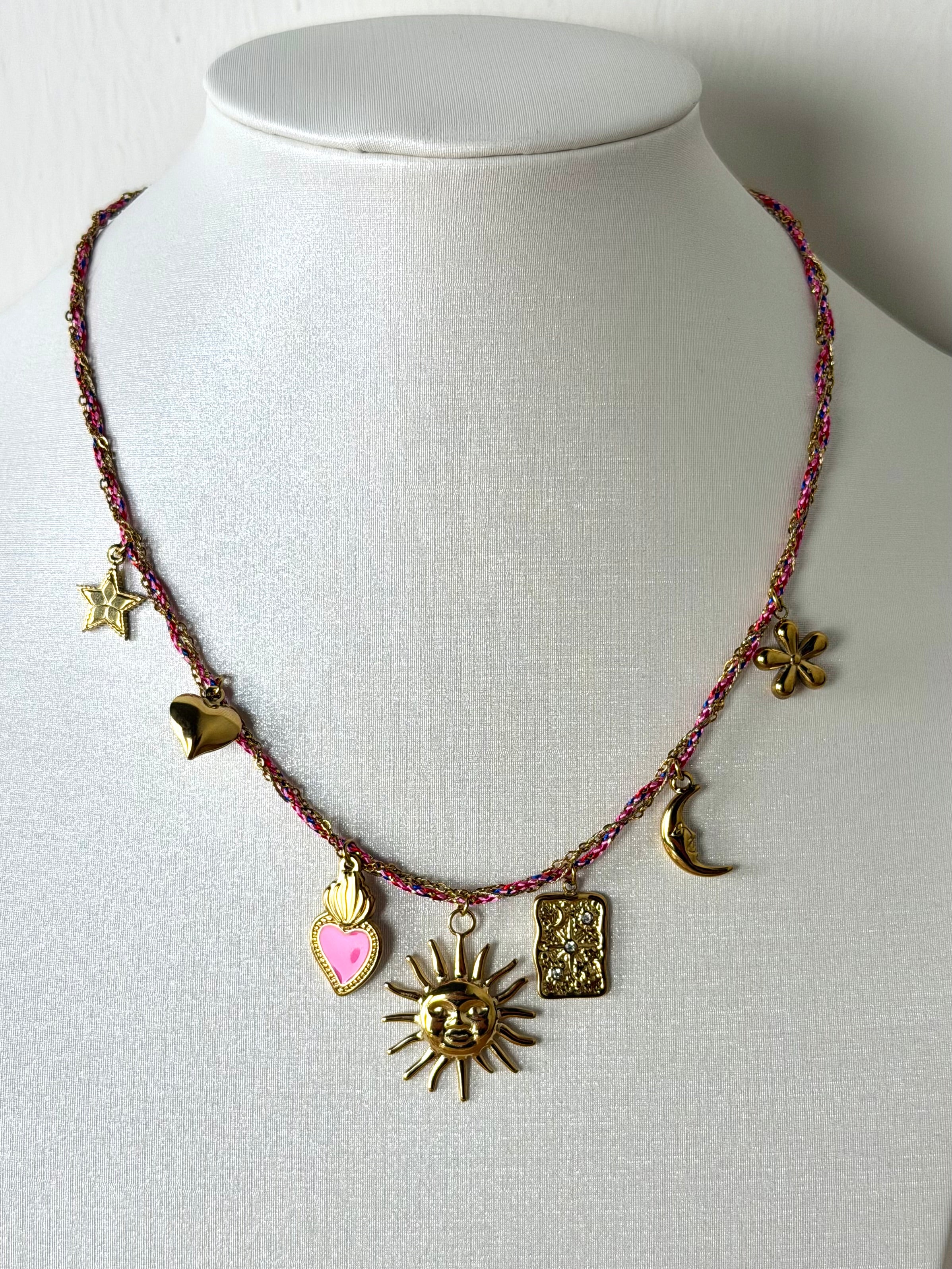 Collana ciondoli - collezione AMORE