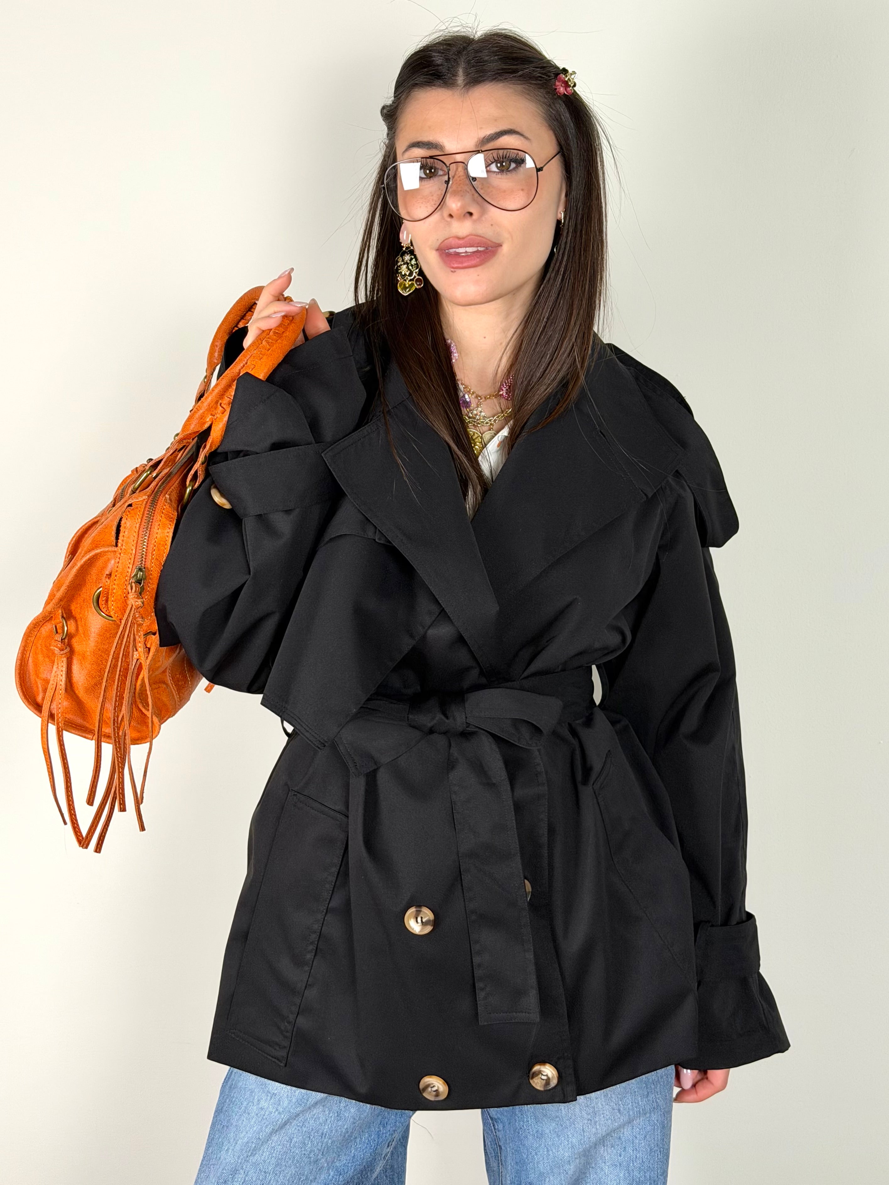 Trench Sheila nero