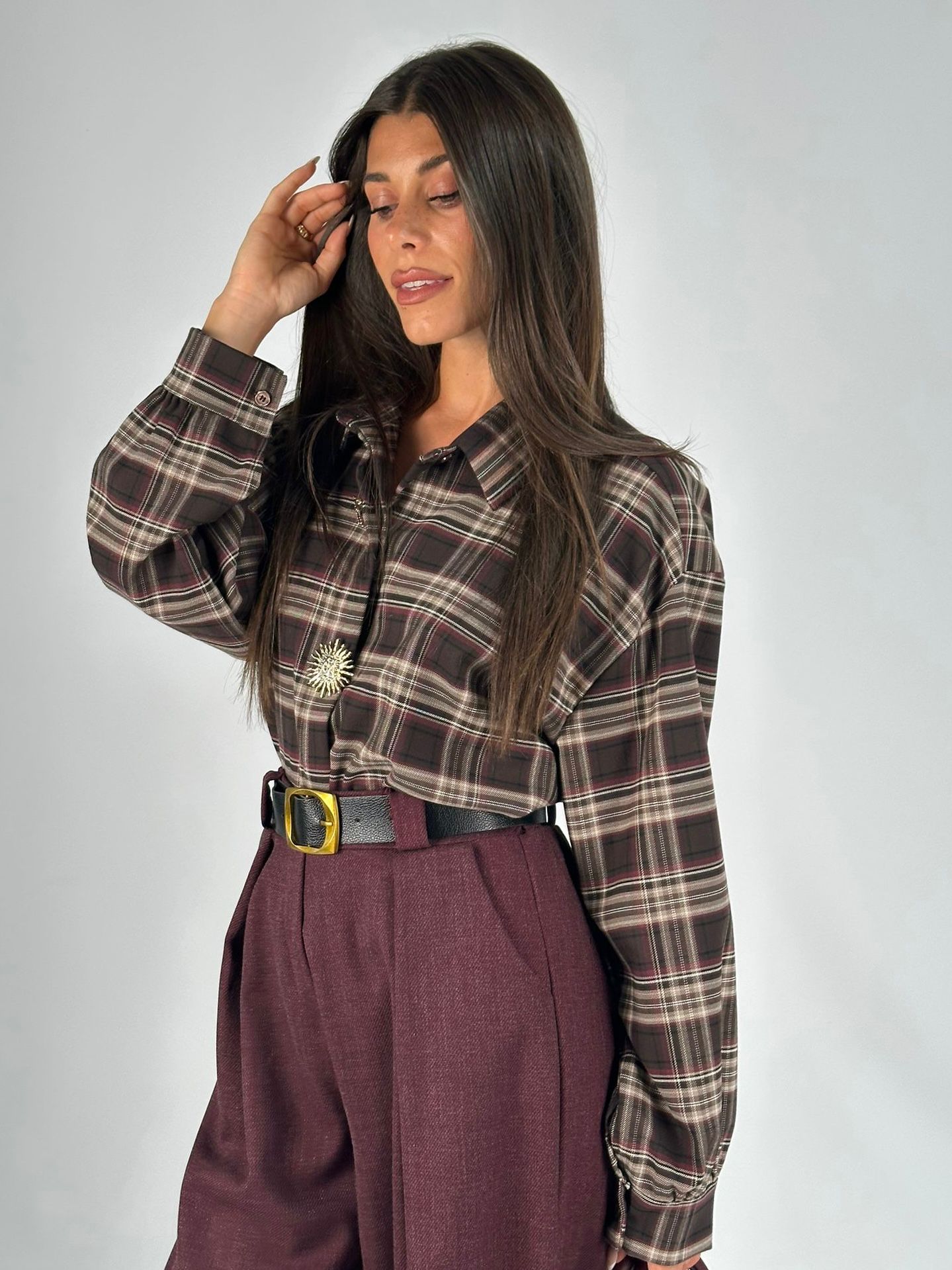 Camicia bottoni gioiello