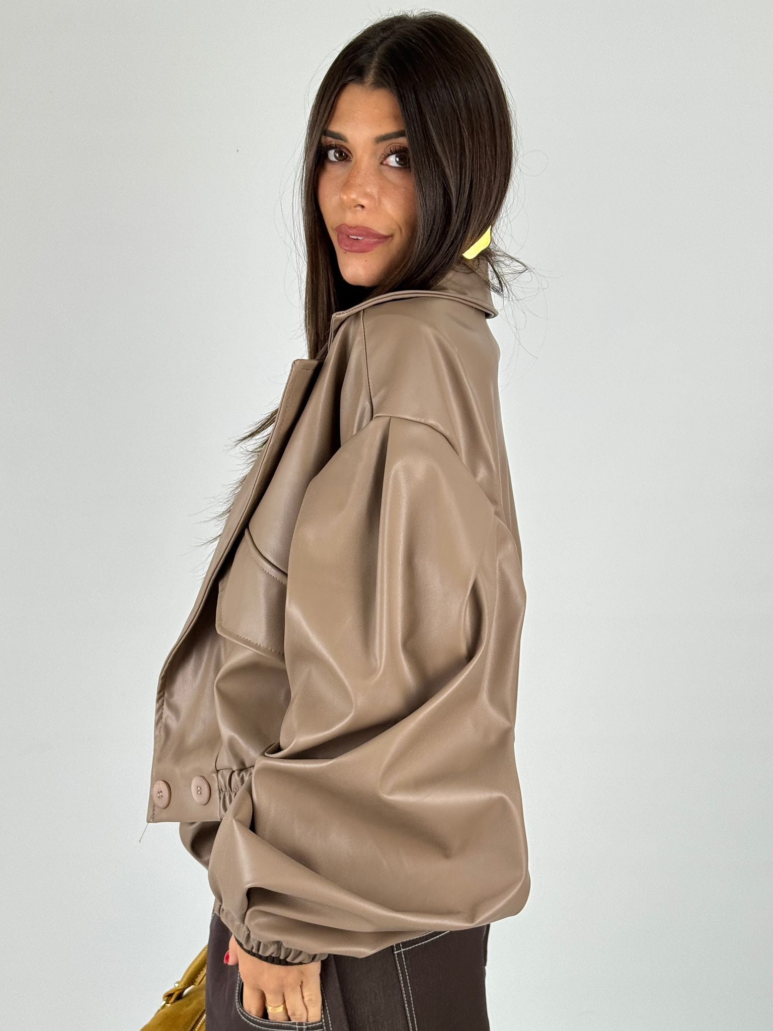 Bomber Olga beige