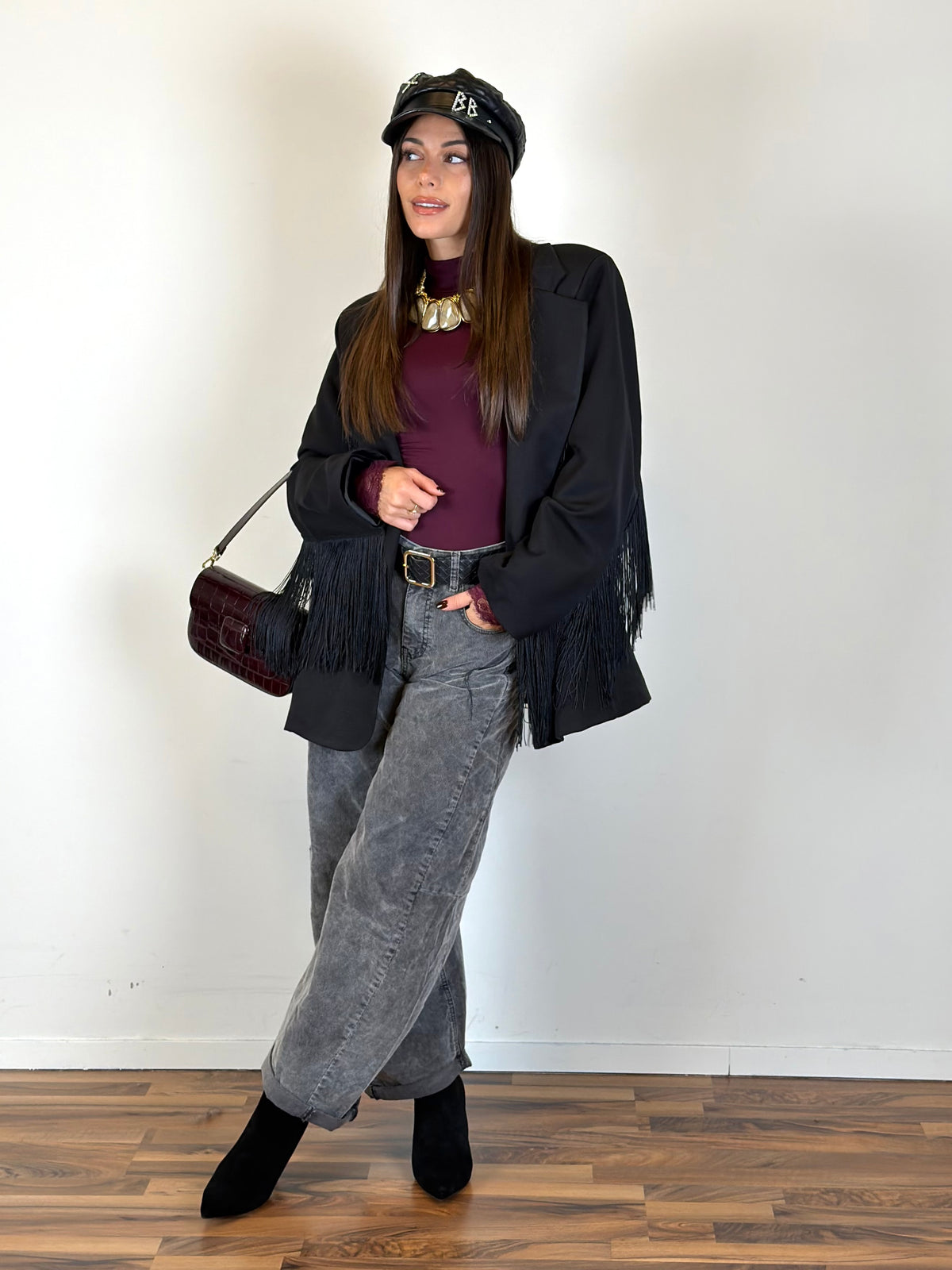 Giacca Western nero