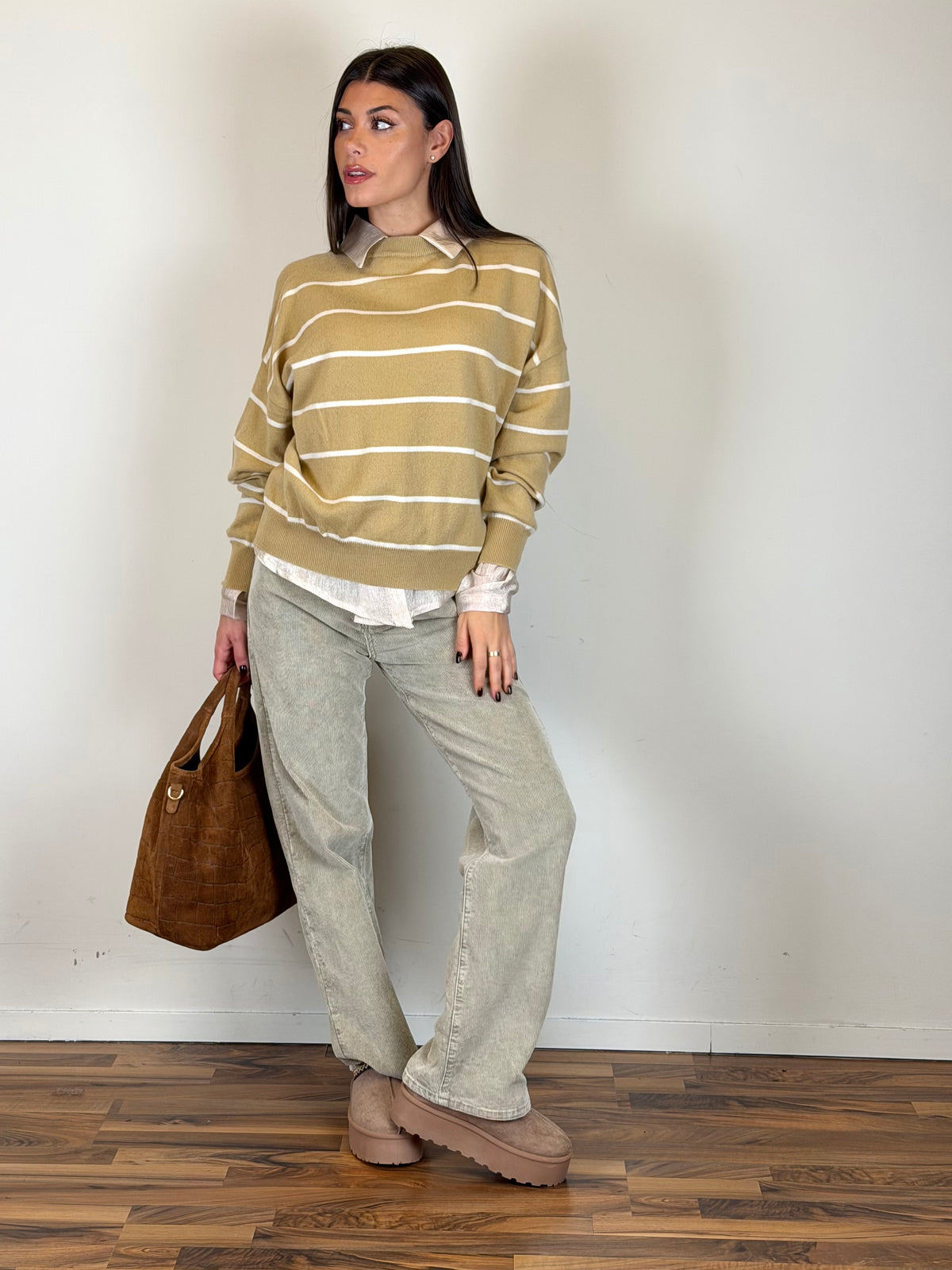 Maglia Yvonne beige