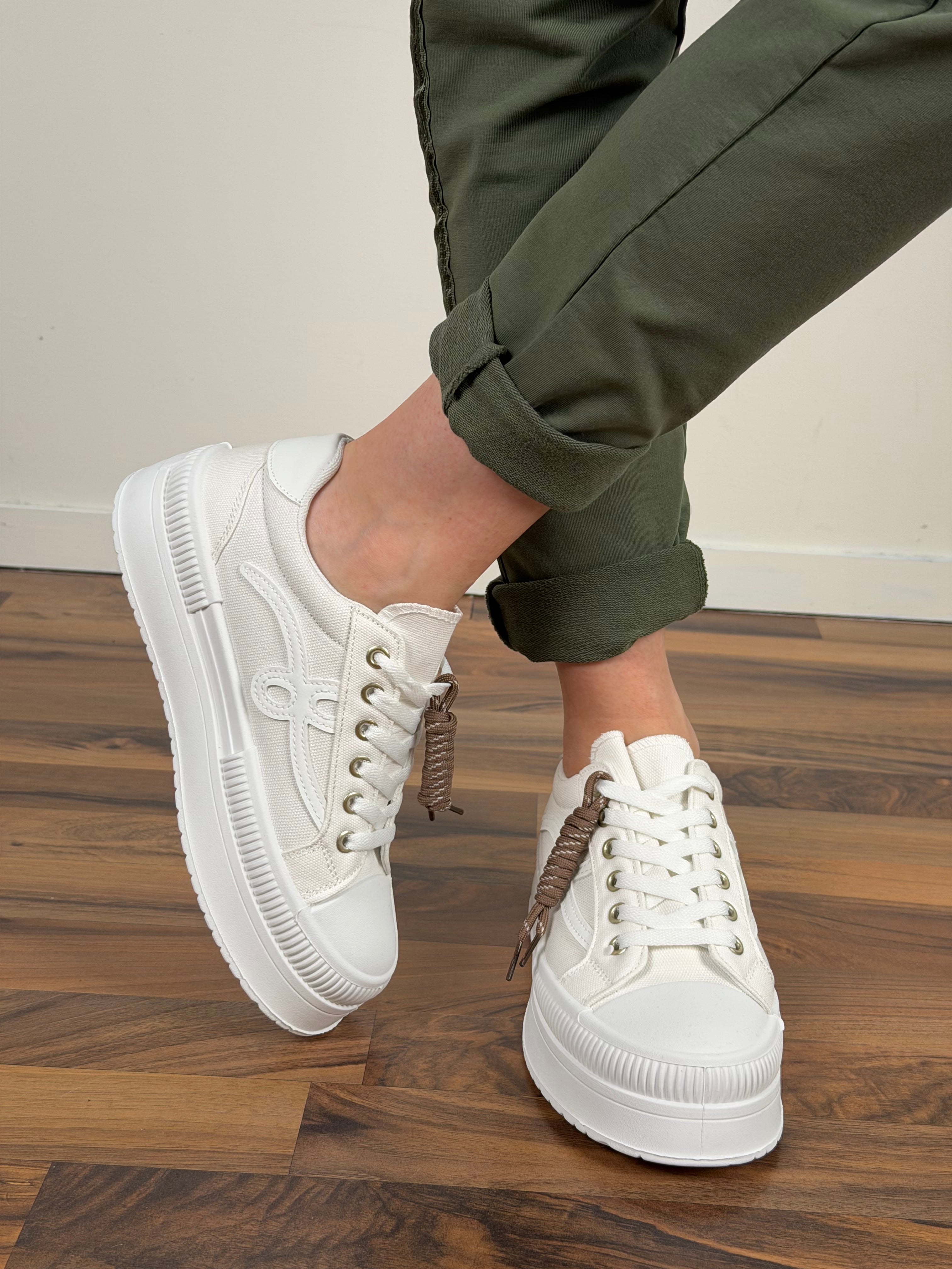 Sneaker zoe bianco