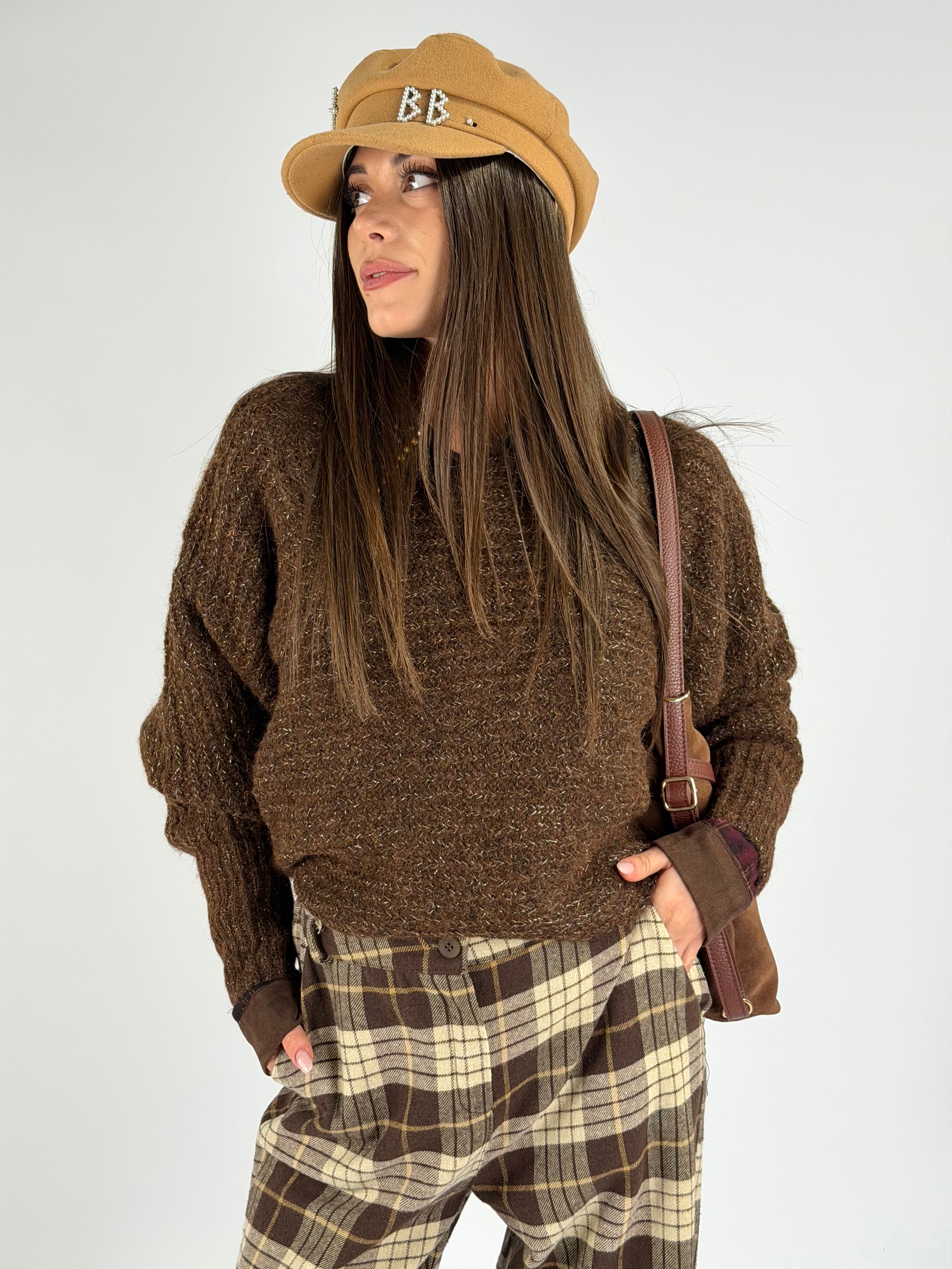 Maglia filo oro moro