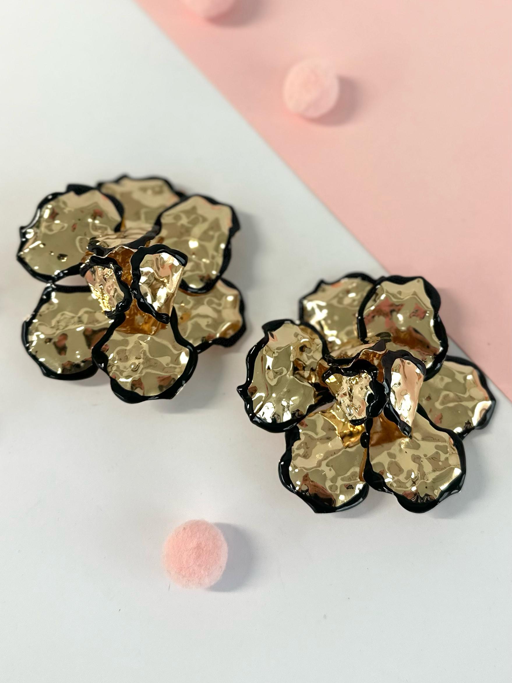 Orecchini maxi fiore