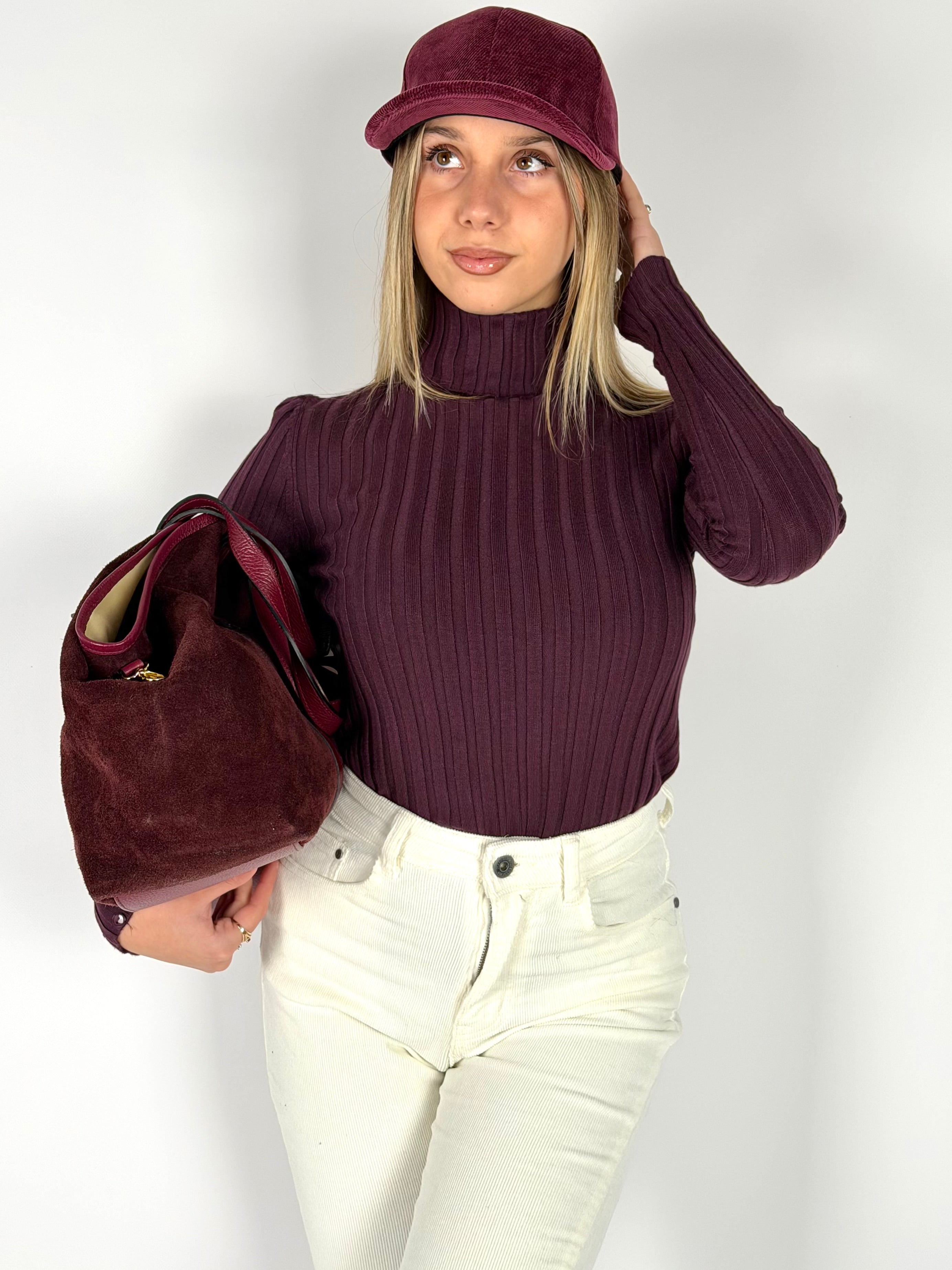 Maglia Loris bordeaux