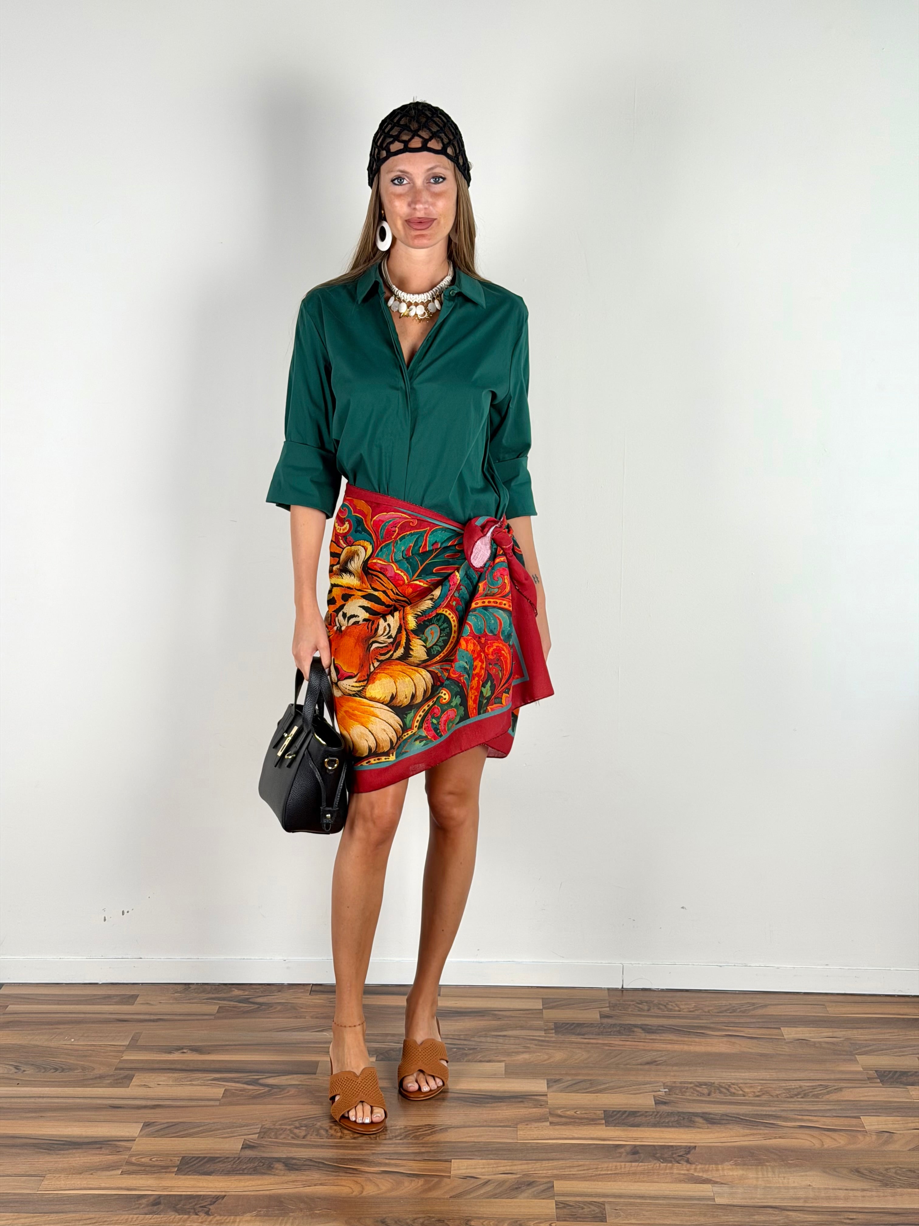 Camicia Prince verde petrolio