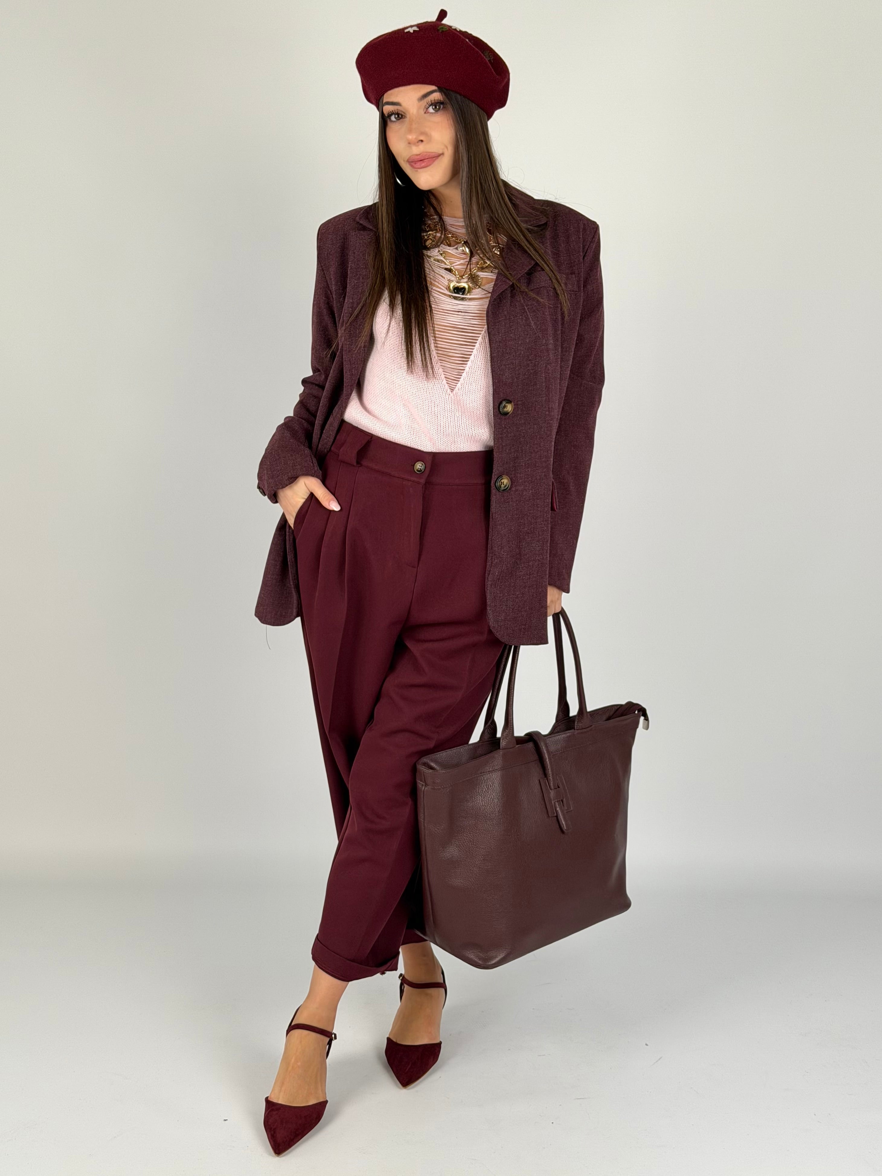 Giacca Tayler bordeaux