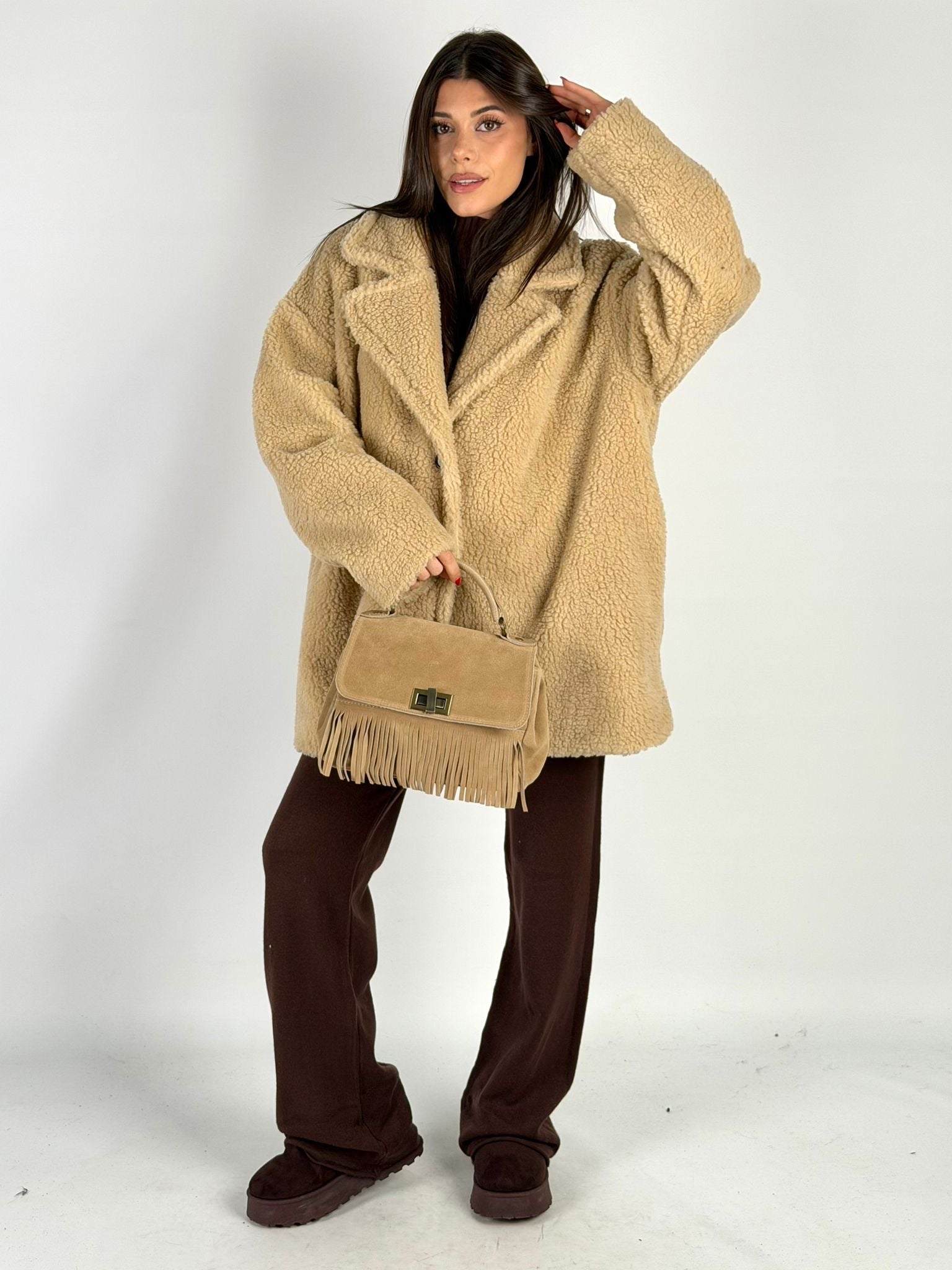 Teddy 3/4 Moira beige