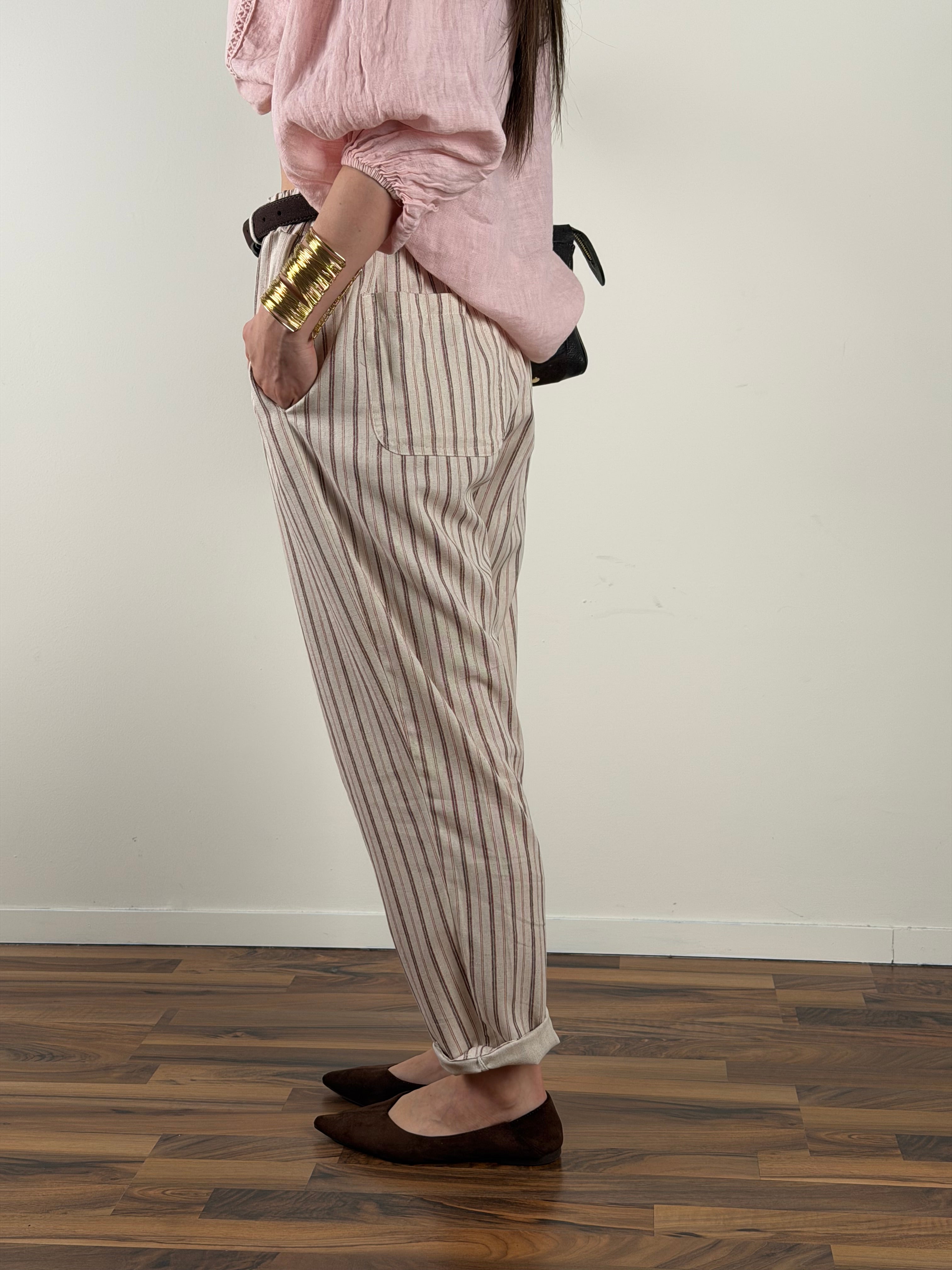 Pantalone Madrid rosa