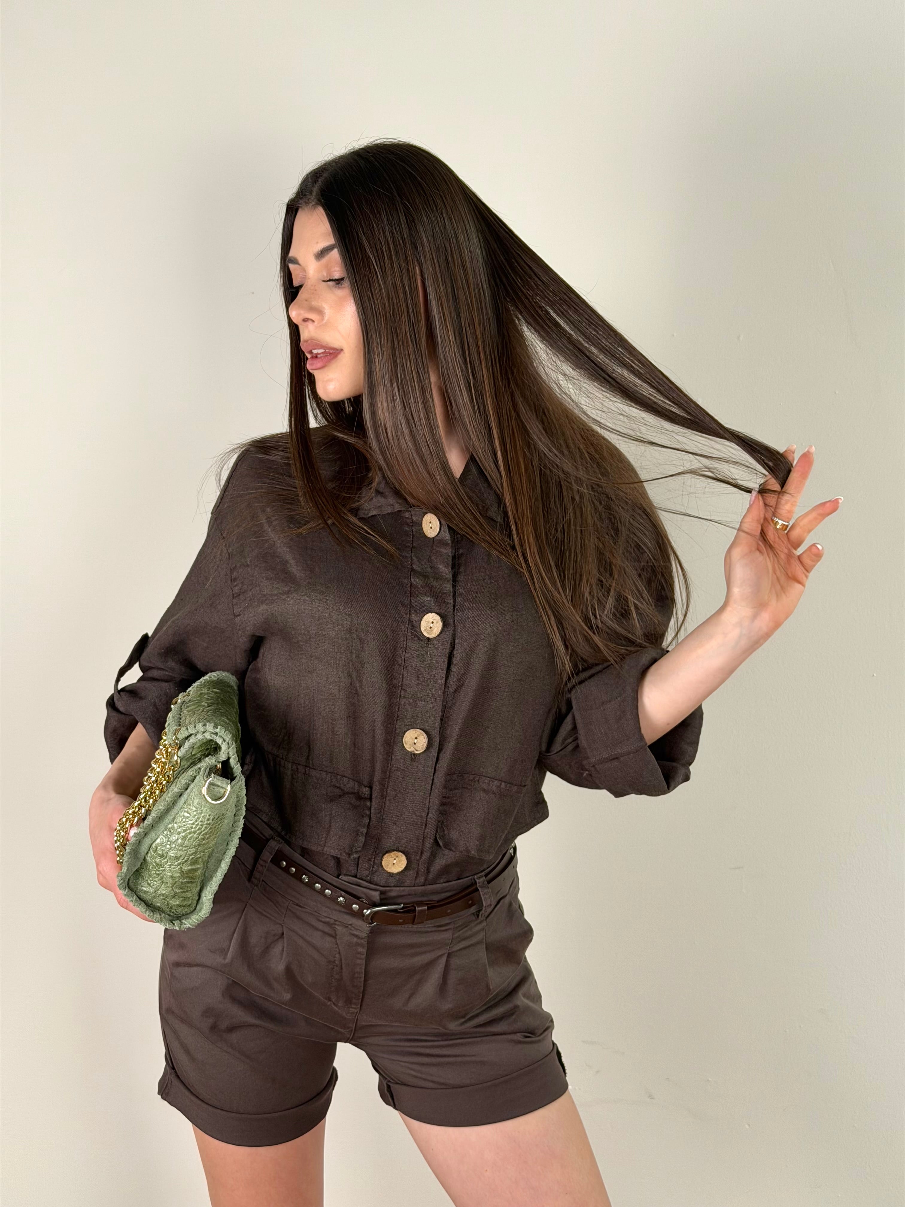 Camicia lino Andrea moro