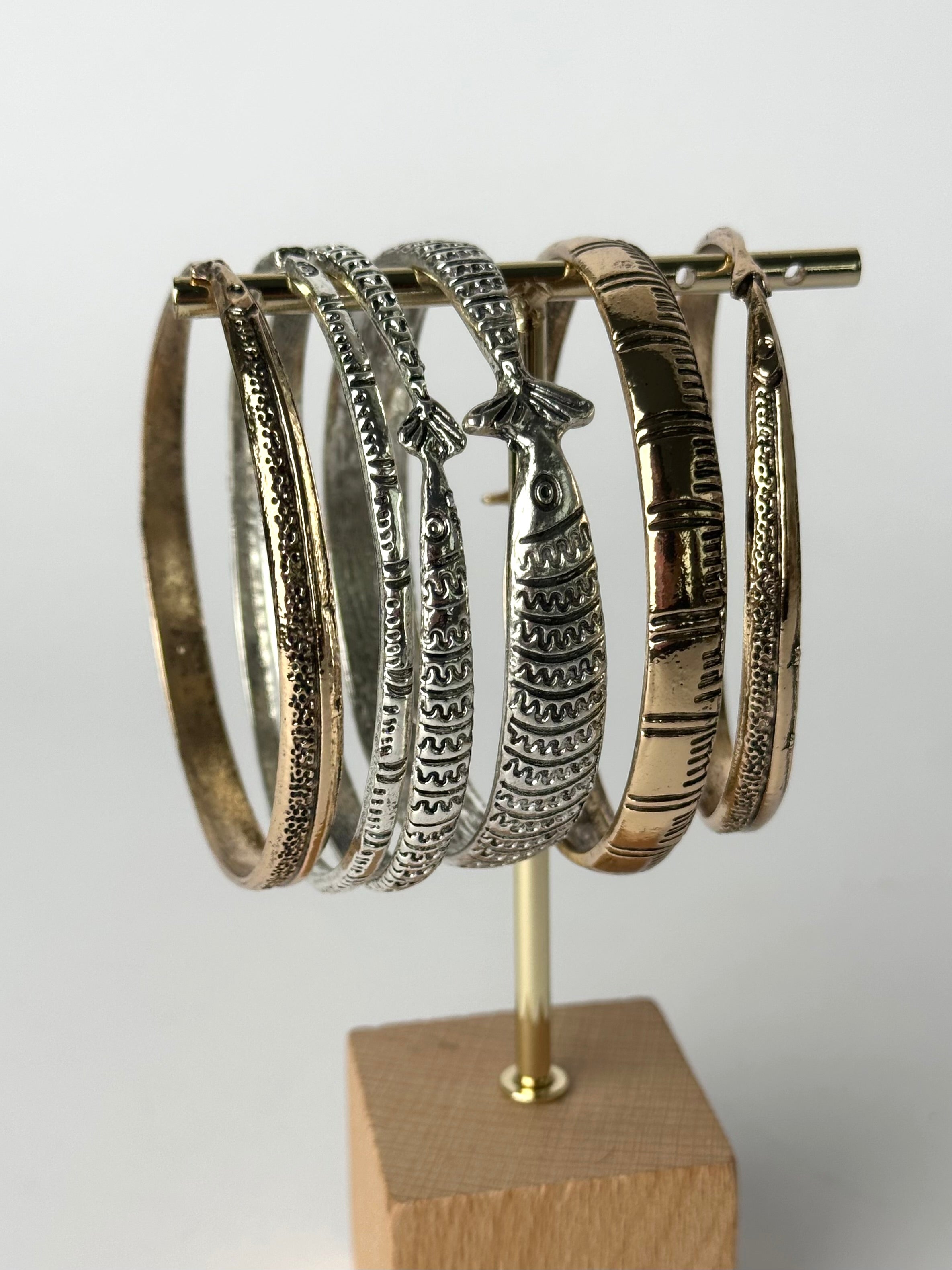 Set 6 Bracciali India multicolor