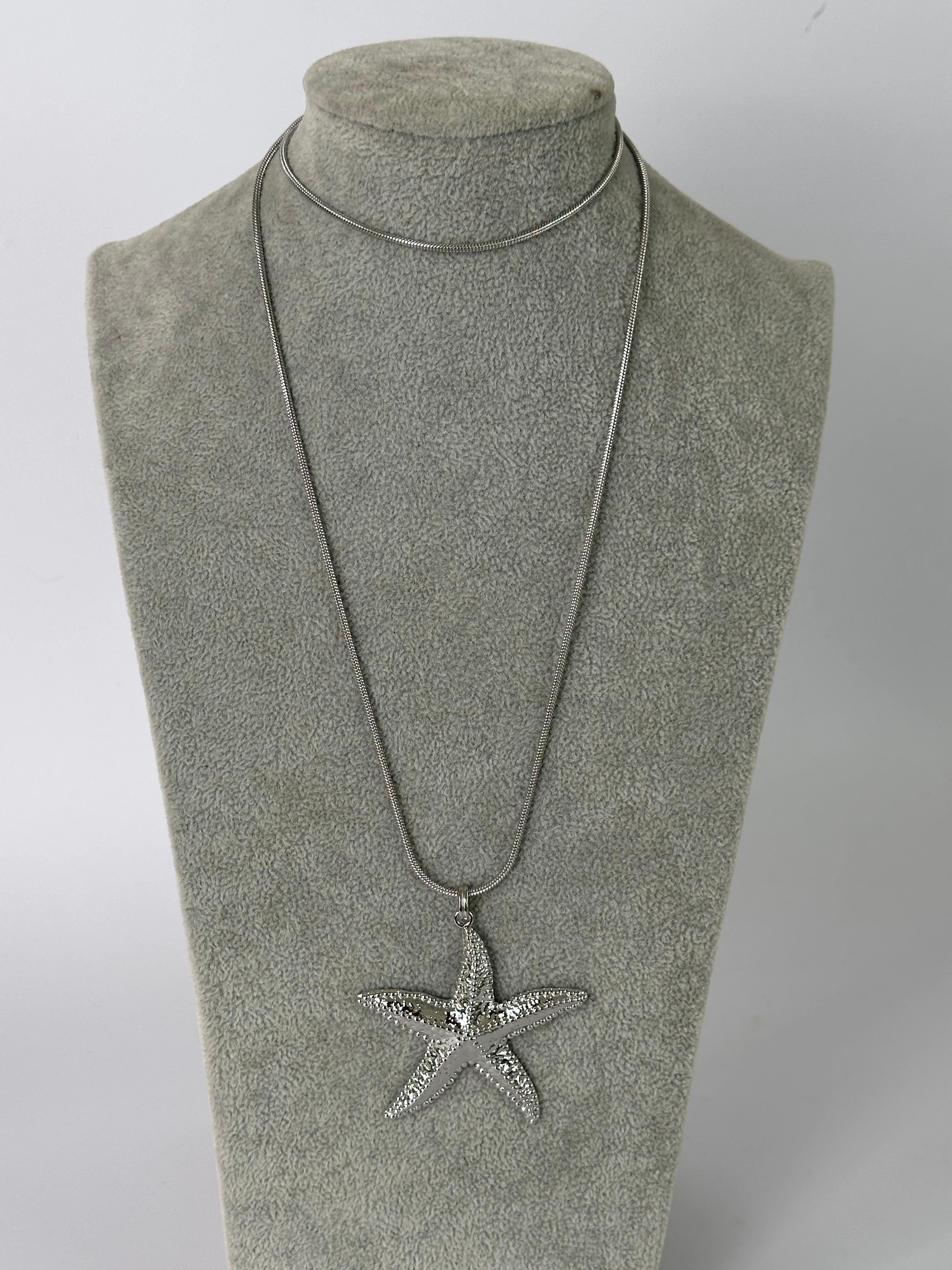 Maxi Collana stella marina argento