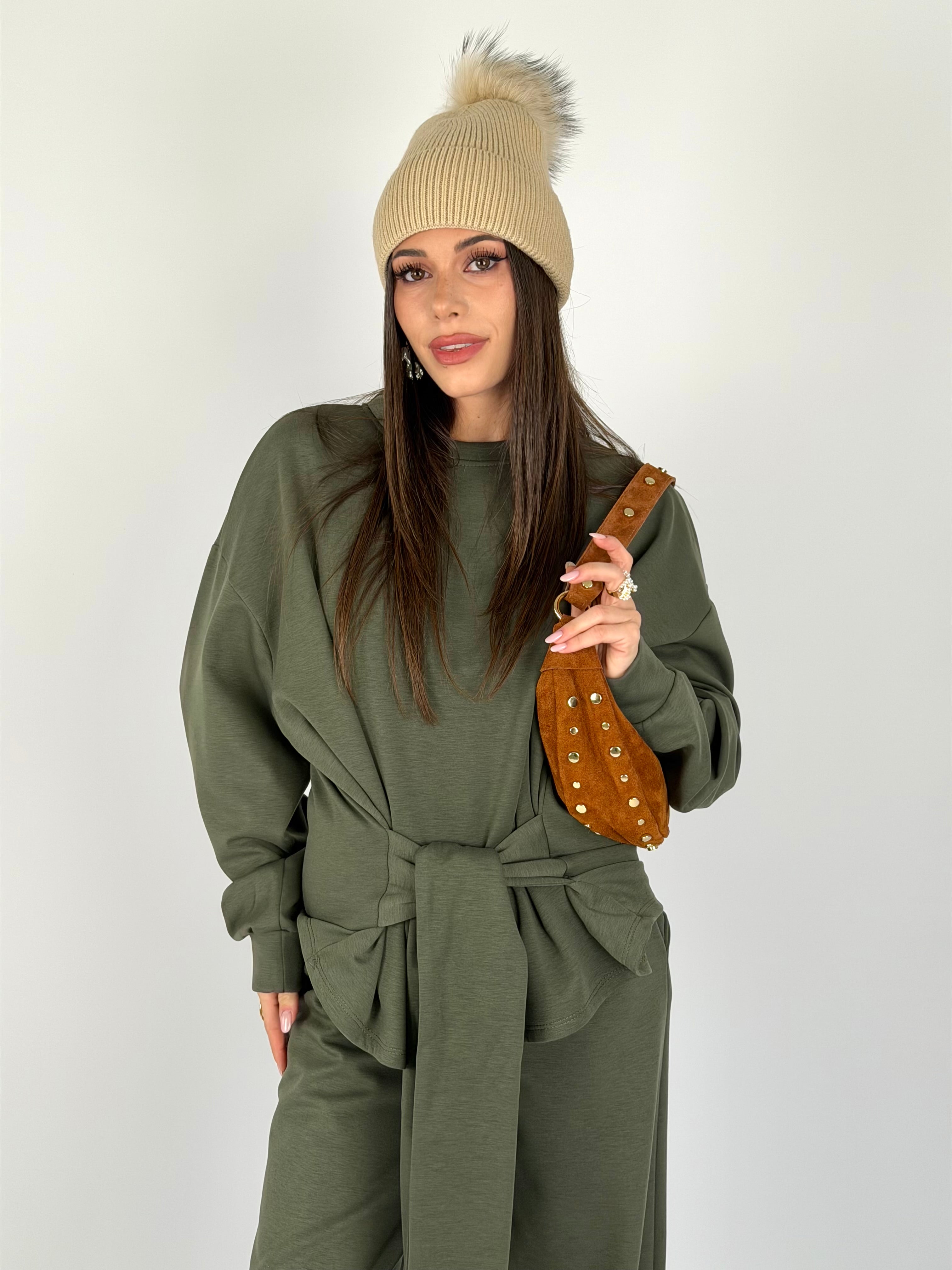 Tuta sportiva Elena verde