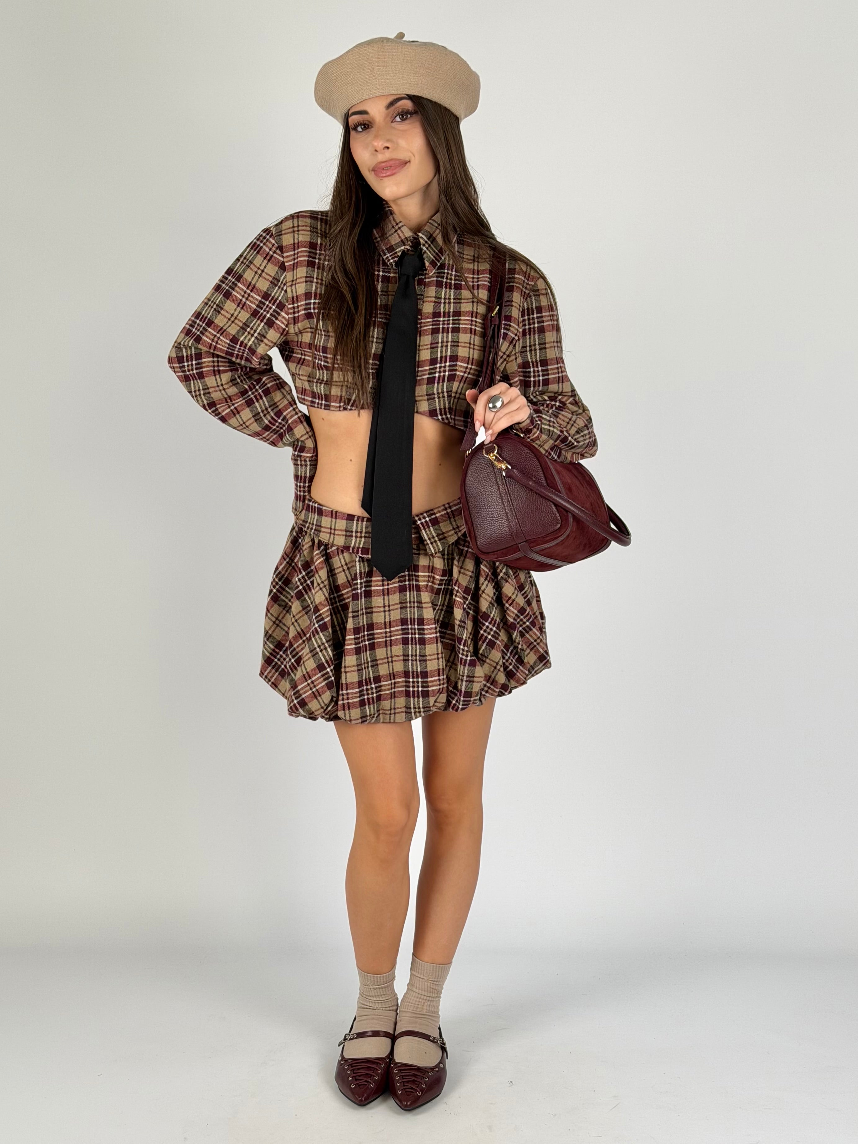 Camicia completo Celine bordeaux