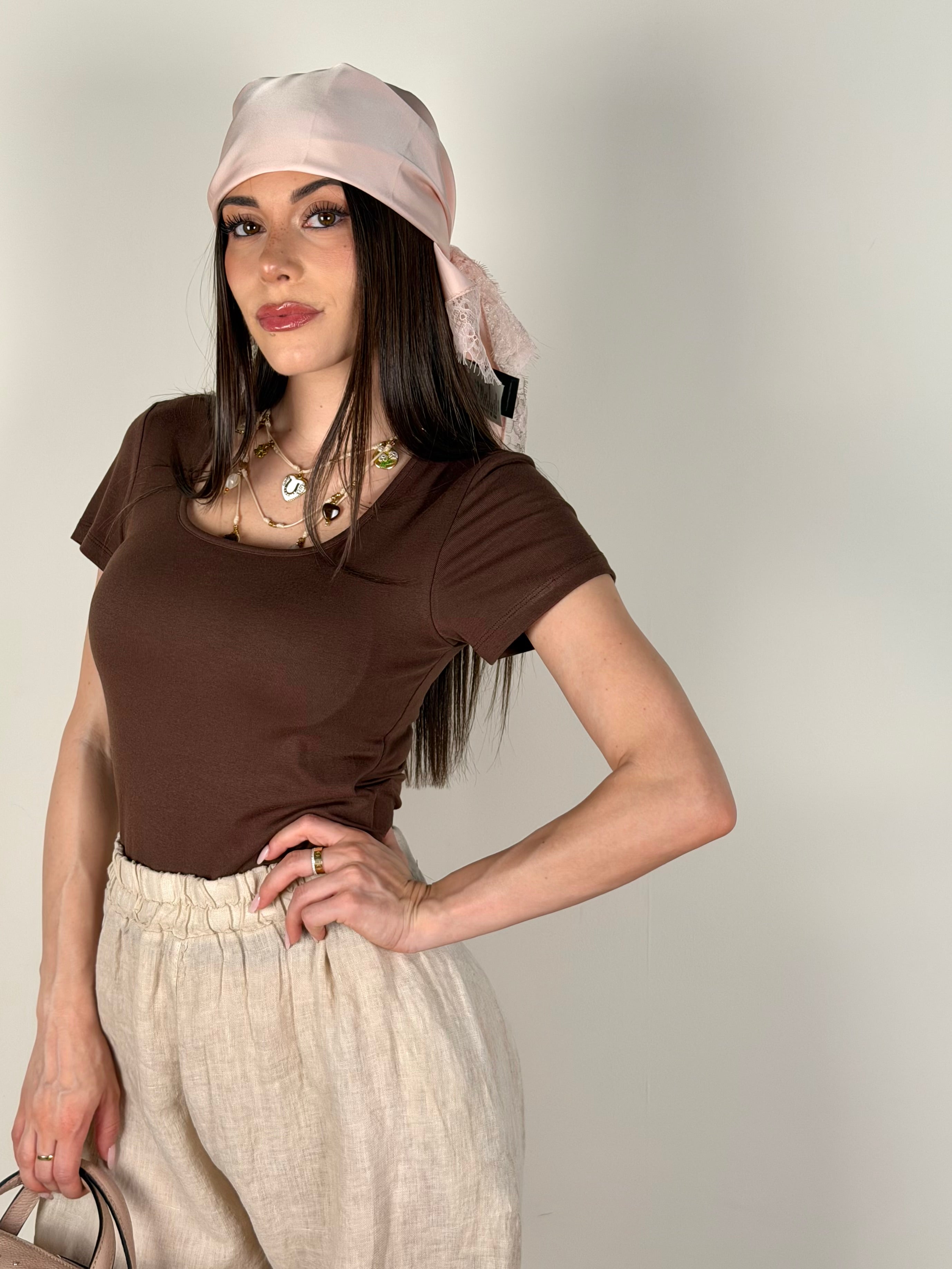 Maglia Basic moro
