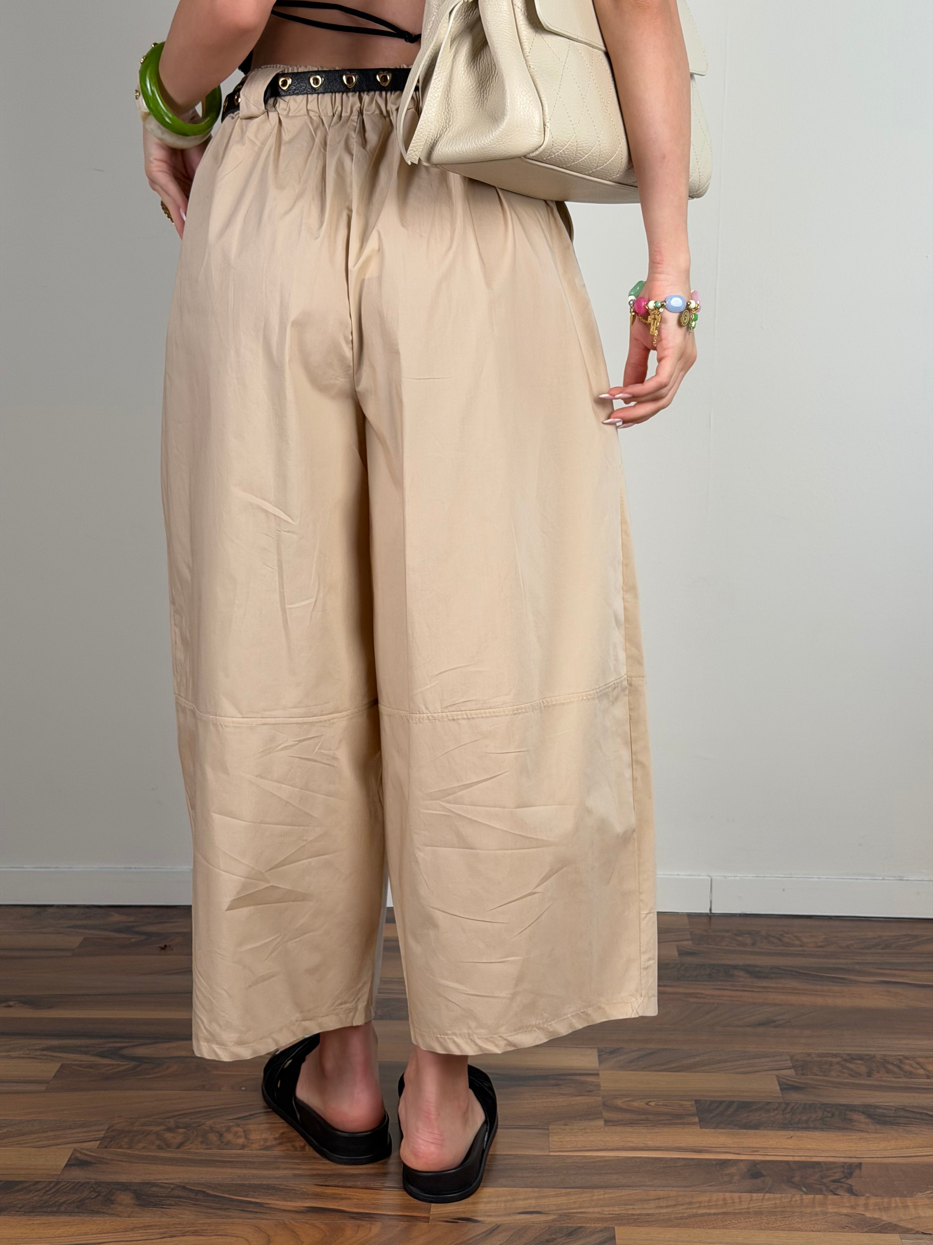 Pantalone Singapore beige