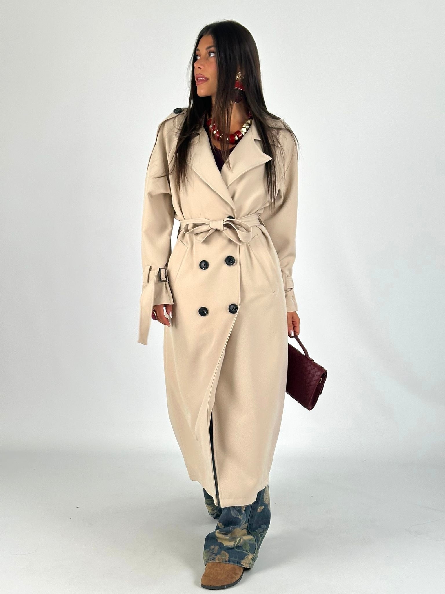 Trench New collection beige