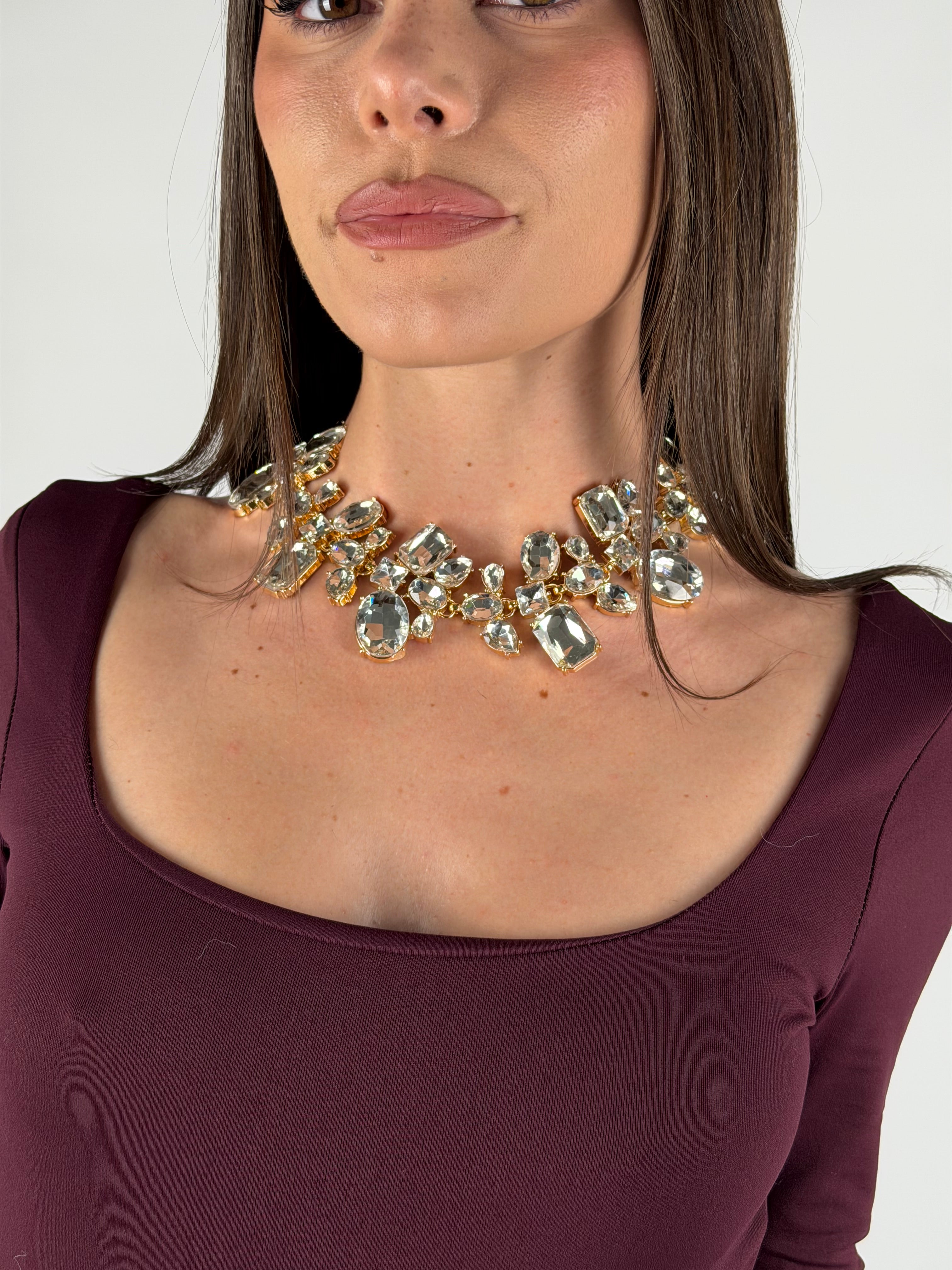 Collana pietre luminose - 2 colori