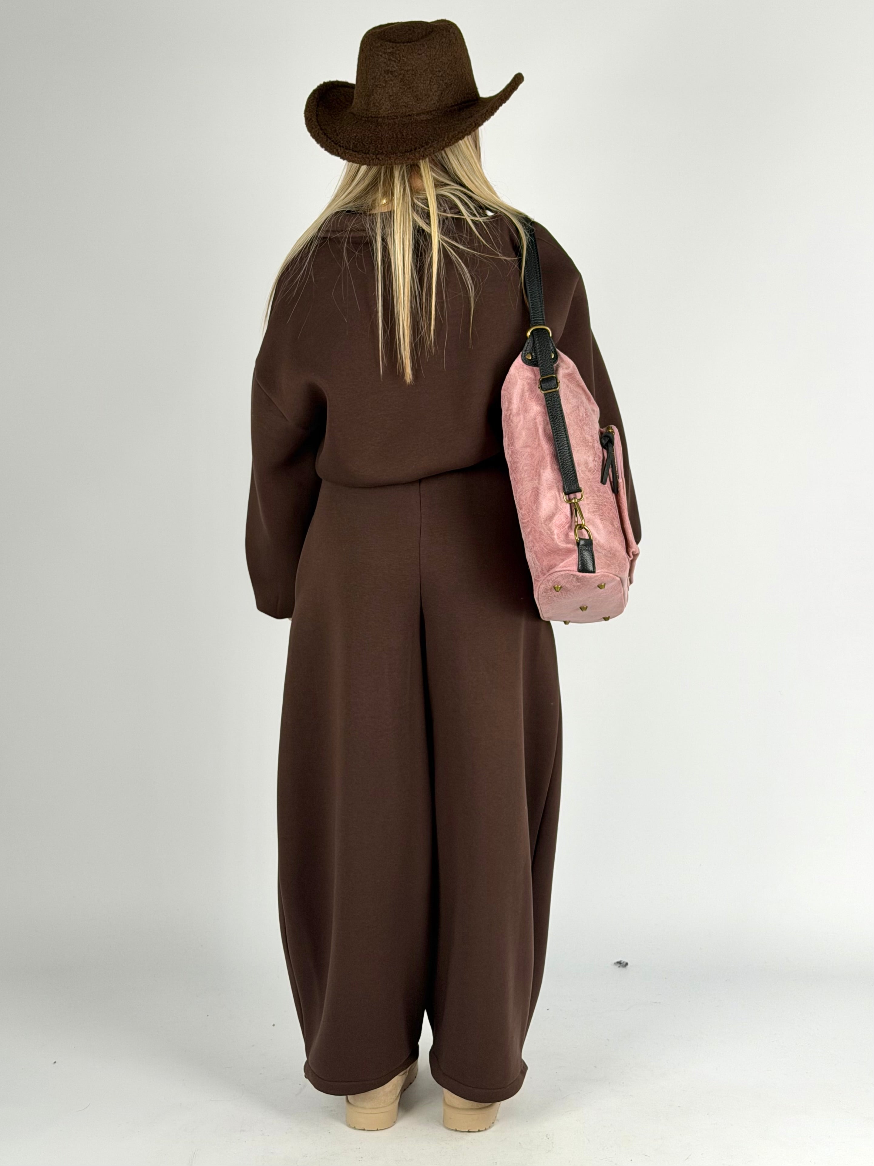 Pantalone tuta sportiva Diva moro