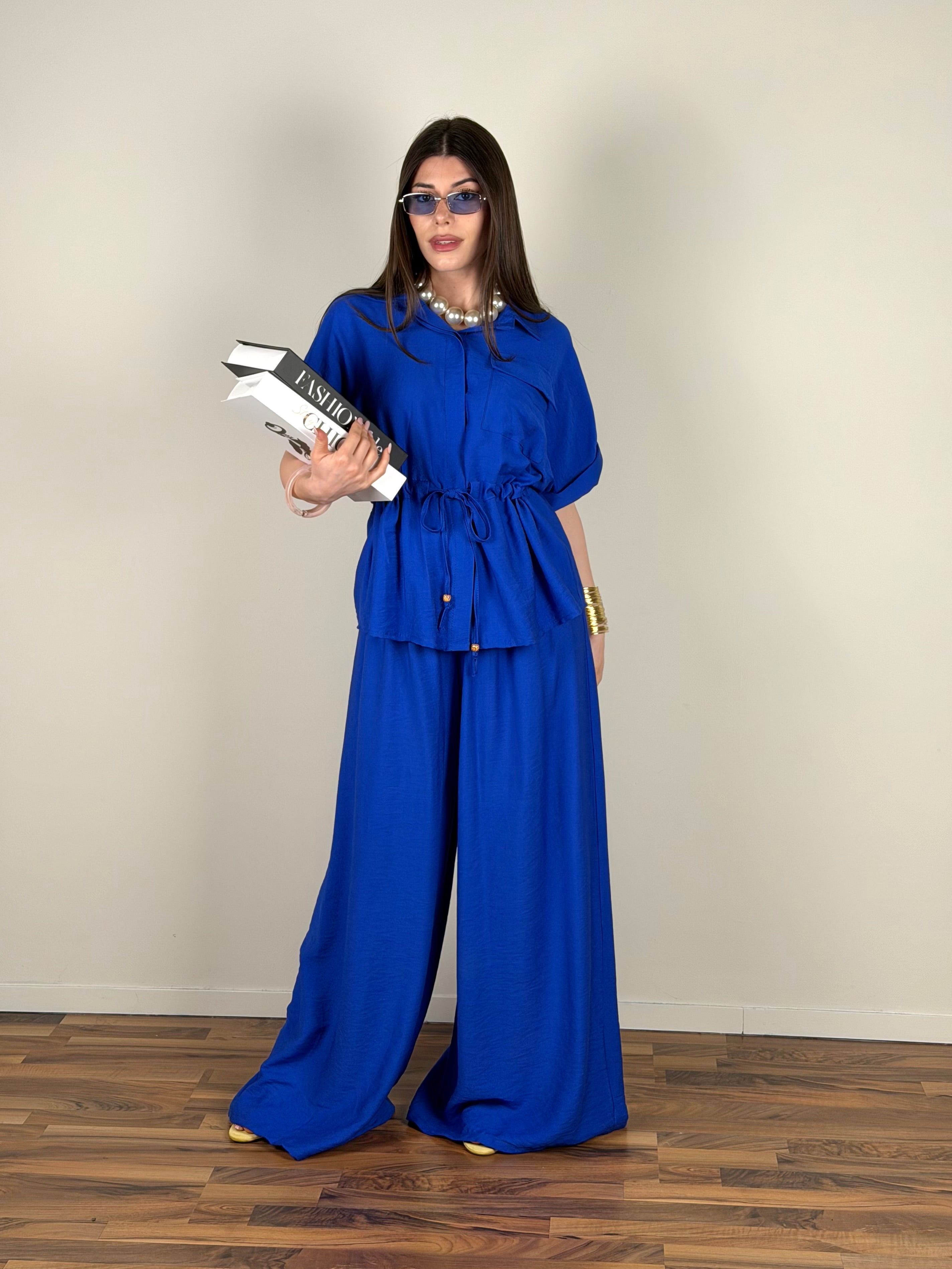 Completo Day-off blu elettrico