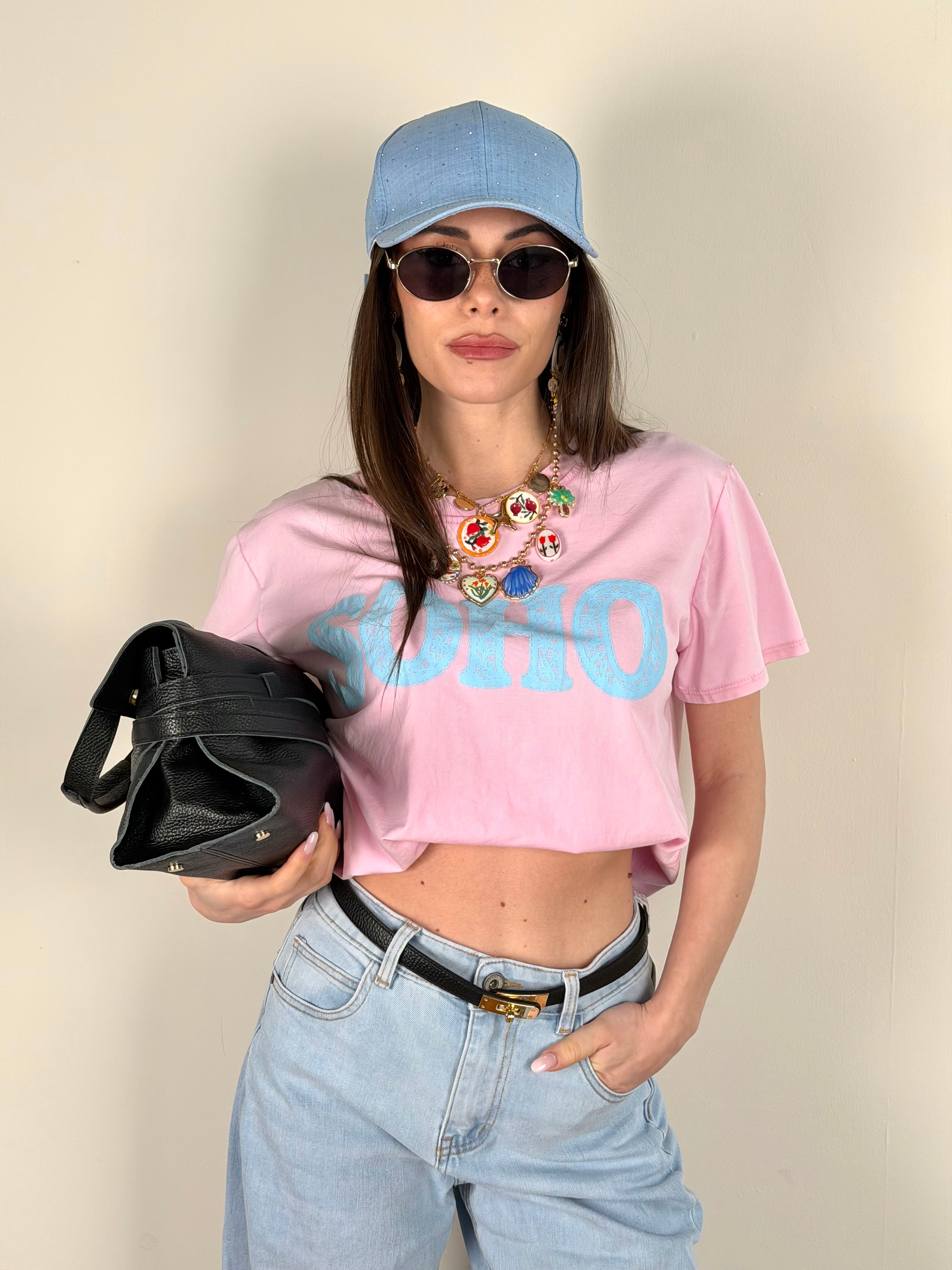 T-shirt Soho colors rosa