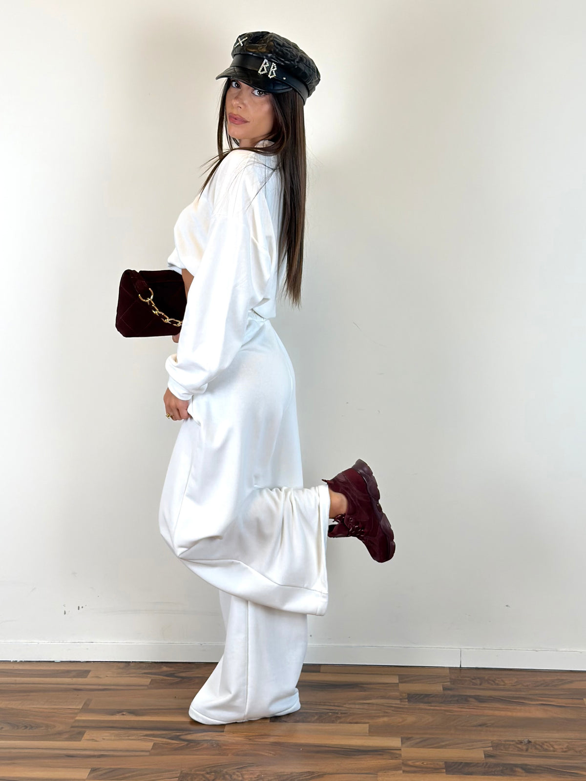 Pantalone tuta Funny panna