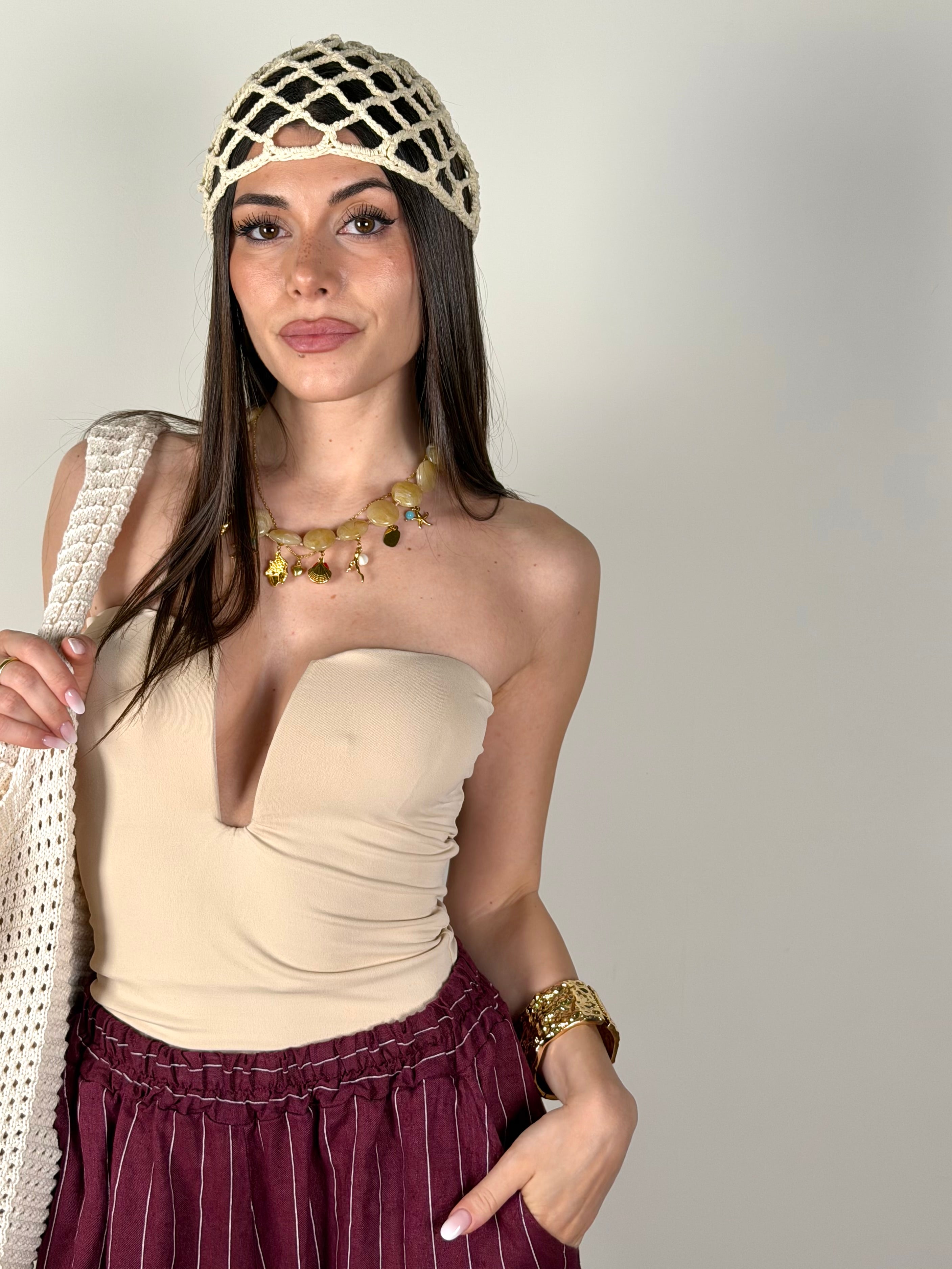 Top Margot beige