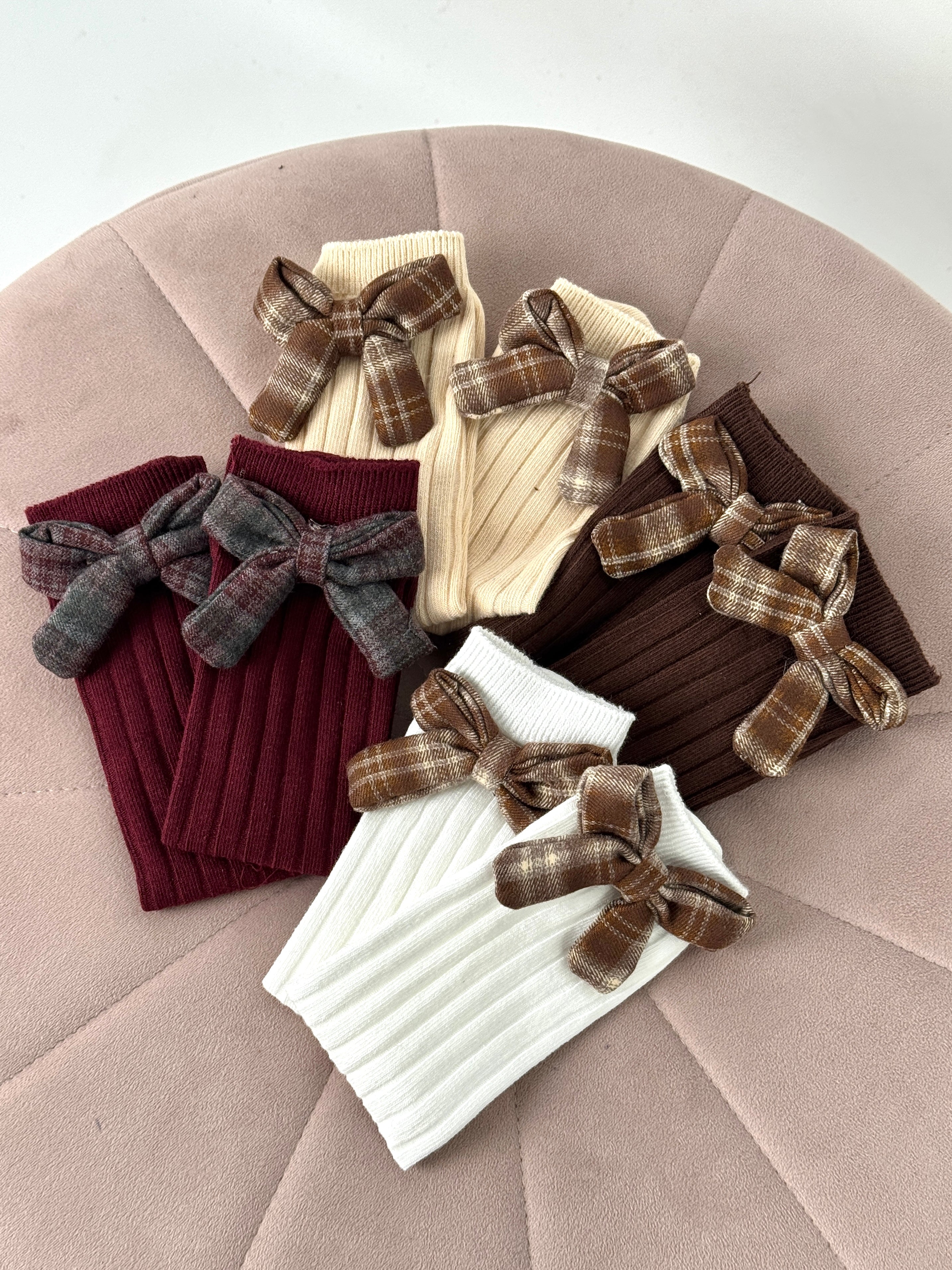 Calzini maxi fiocco - 4 colori