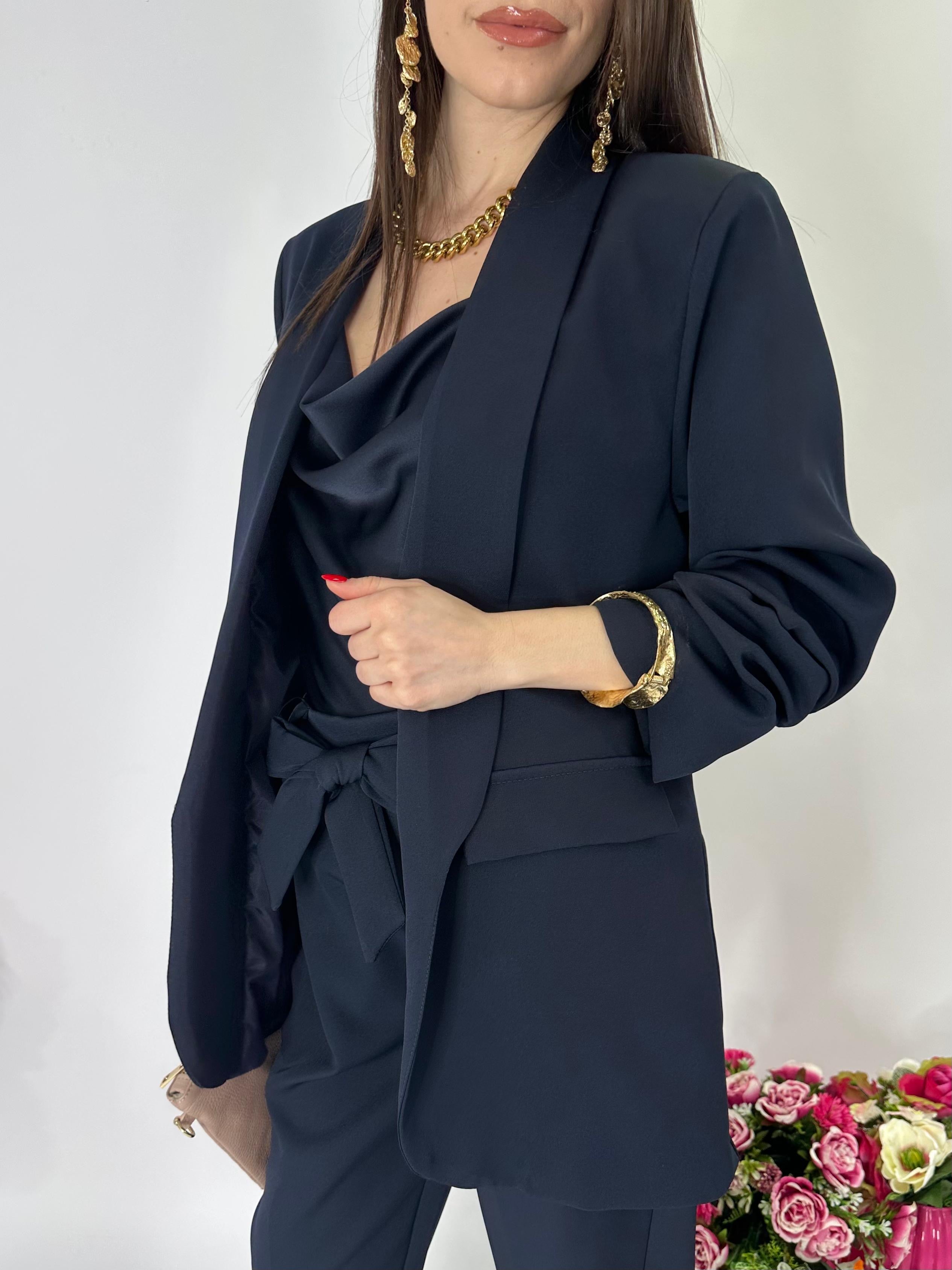 Giacca Mon Amour blu notte