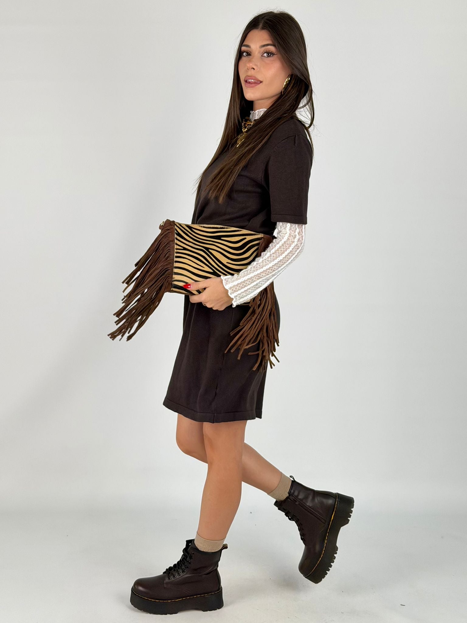 Abito maglia Asia moro