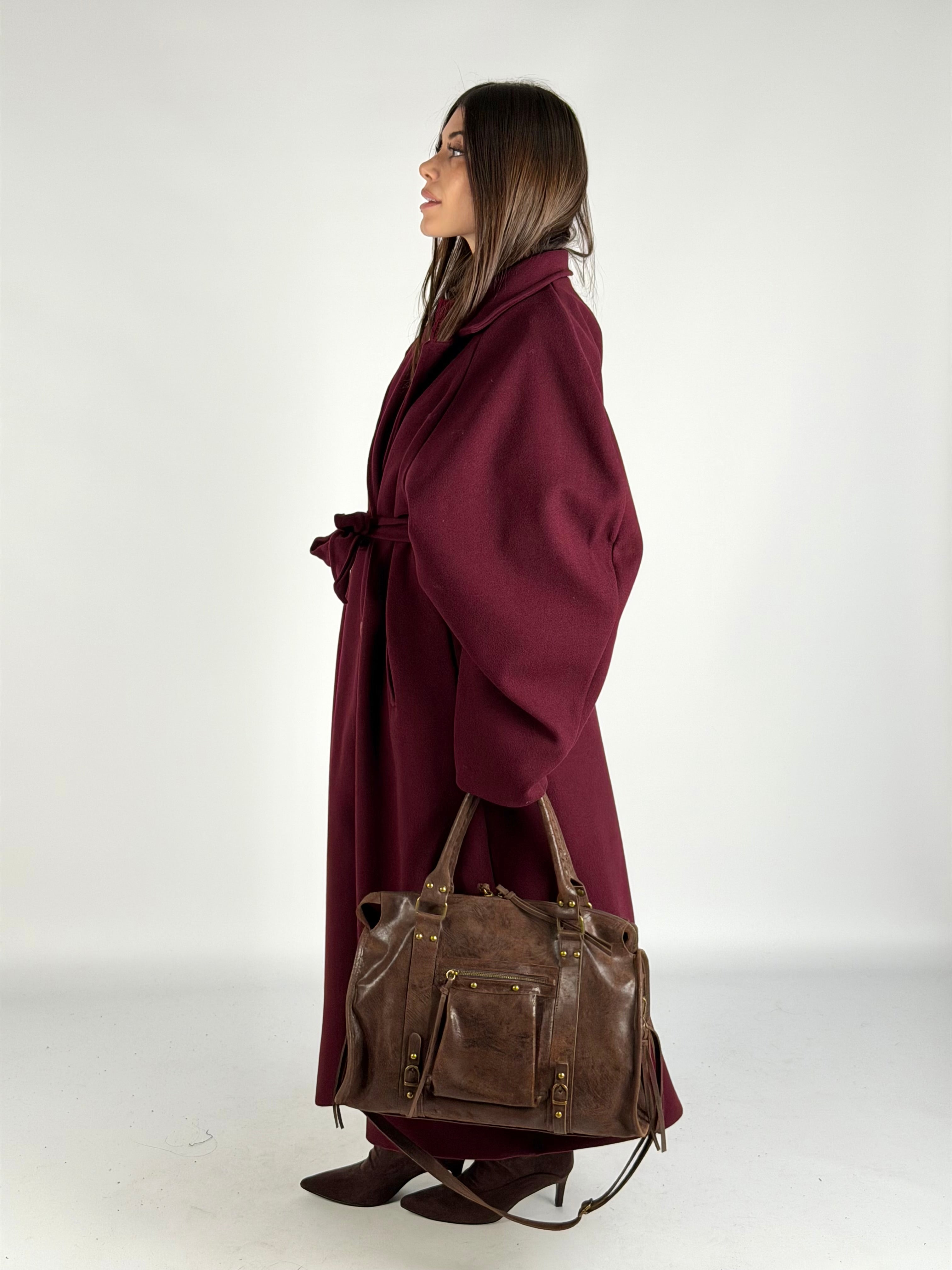 Cappotto love bordeaux