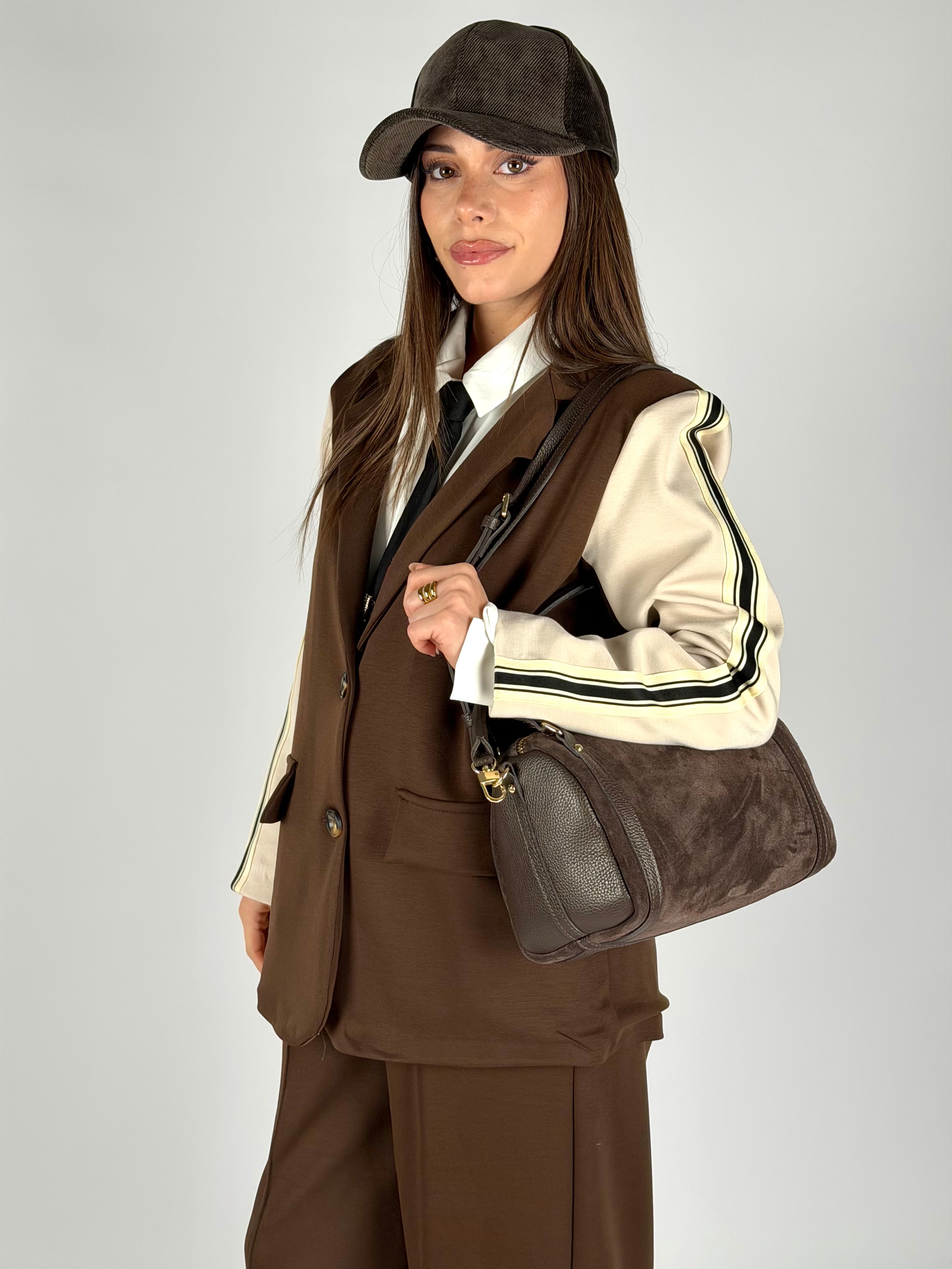 Giacca completo banda moro