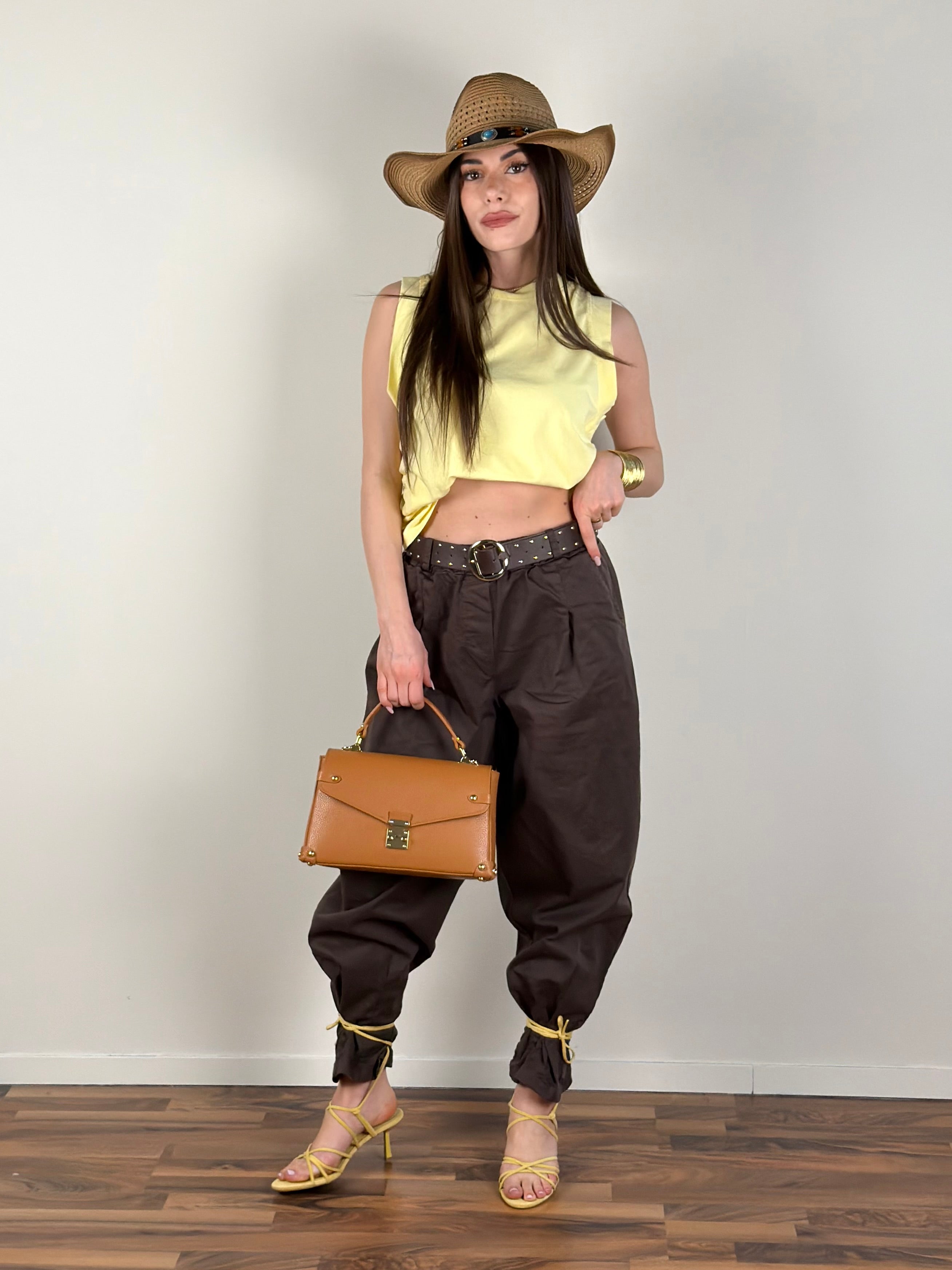 Pantalone Carmen moro
