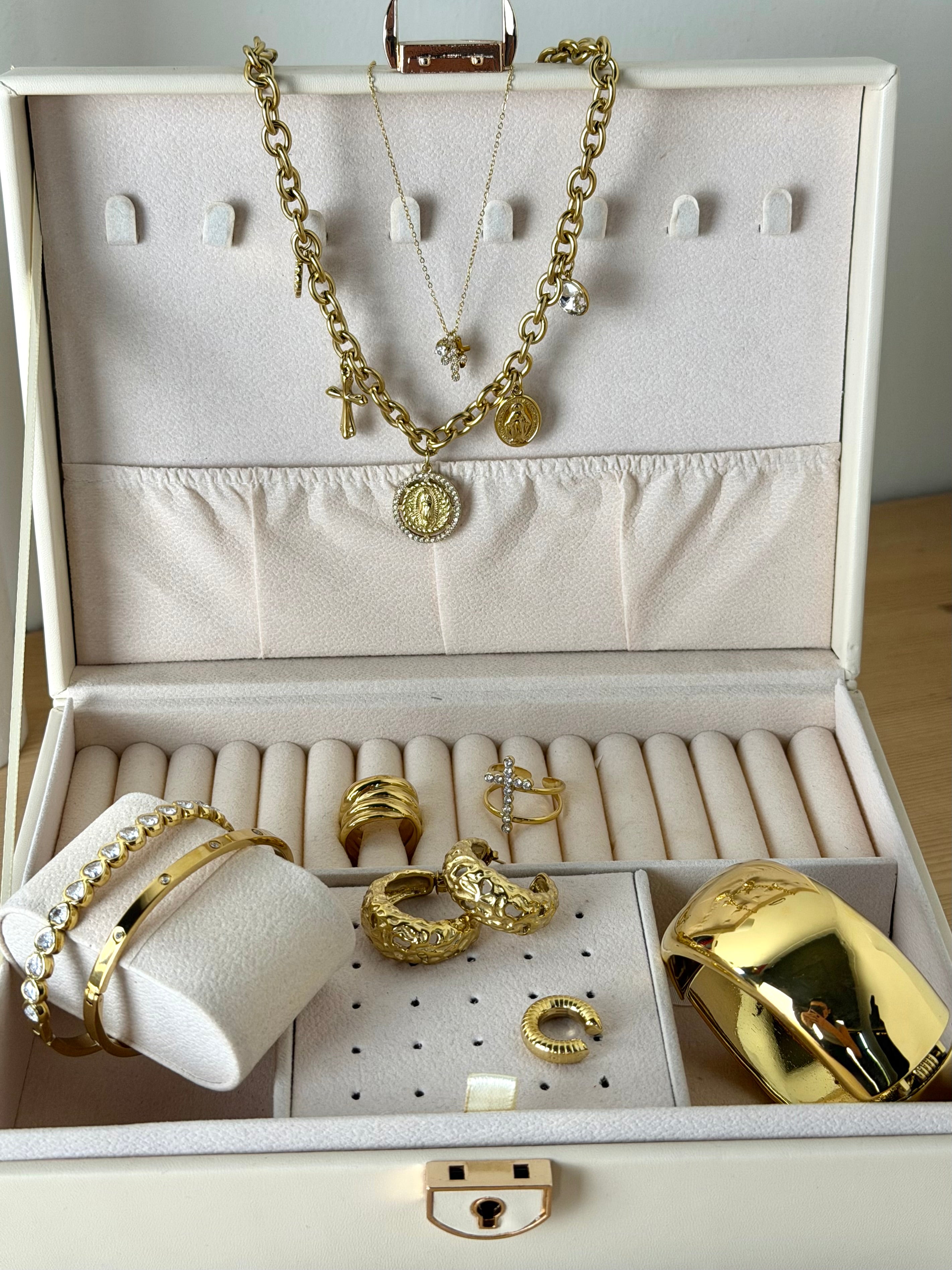 Anello cross - Collezione Symbol oro
