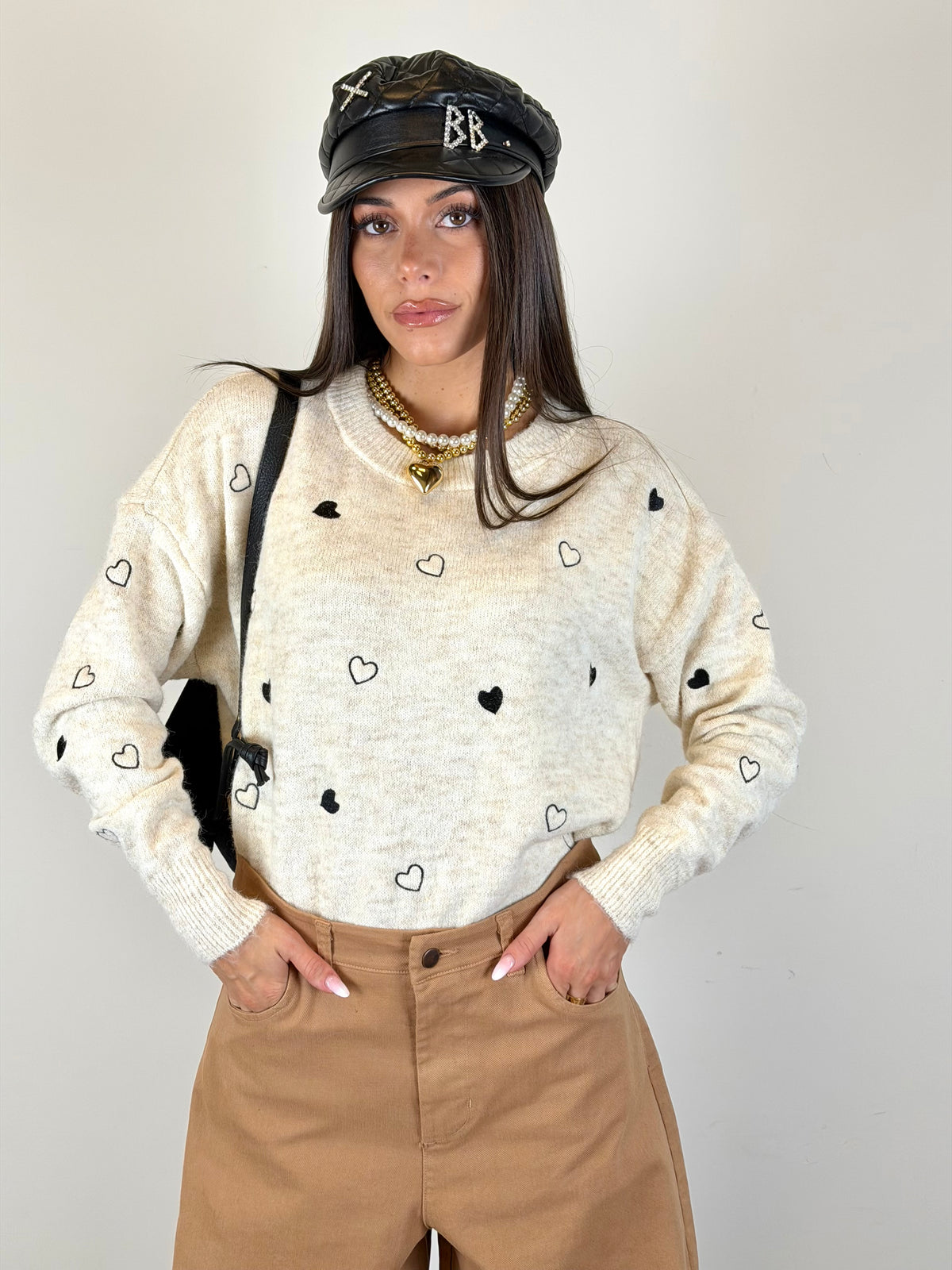 Maglia Sweety beige