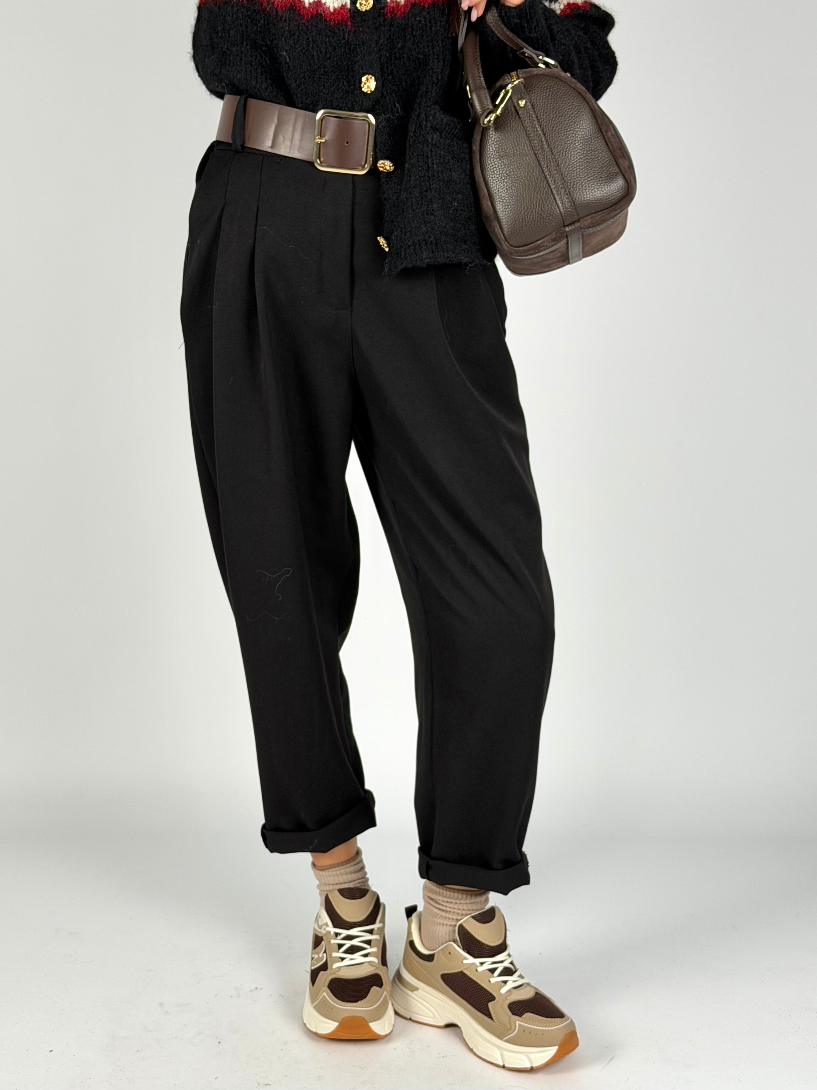 Pantalone India nero