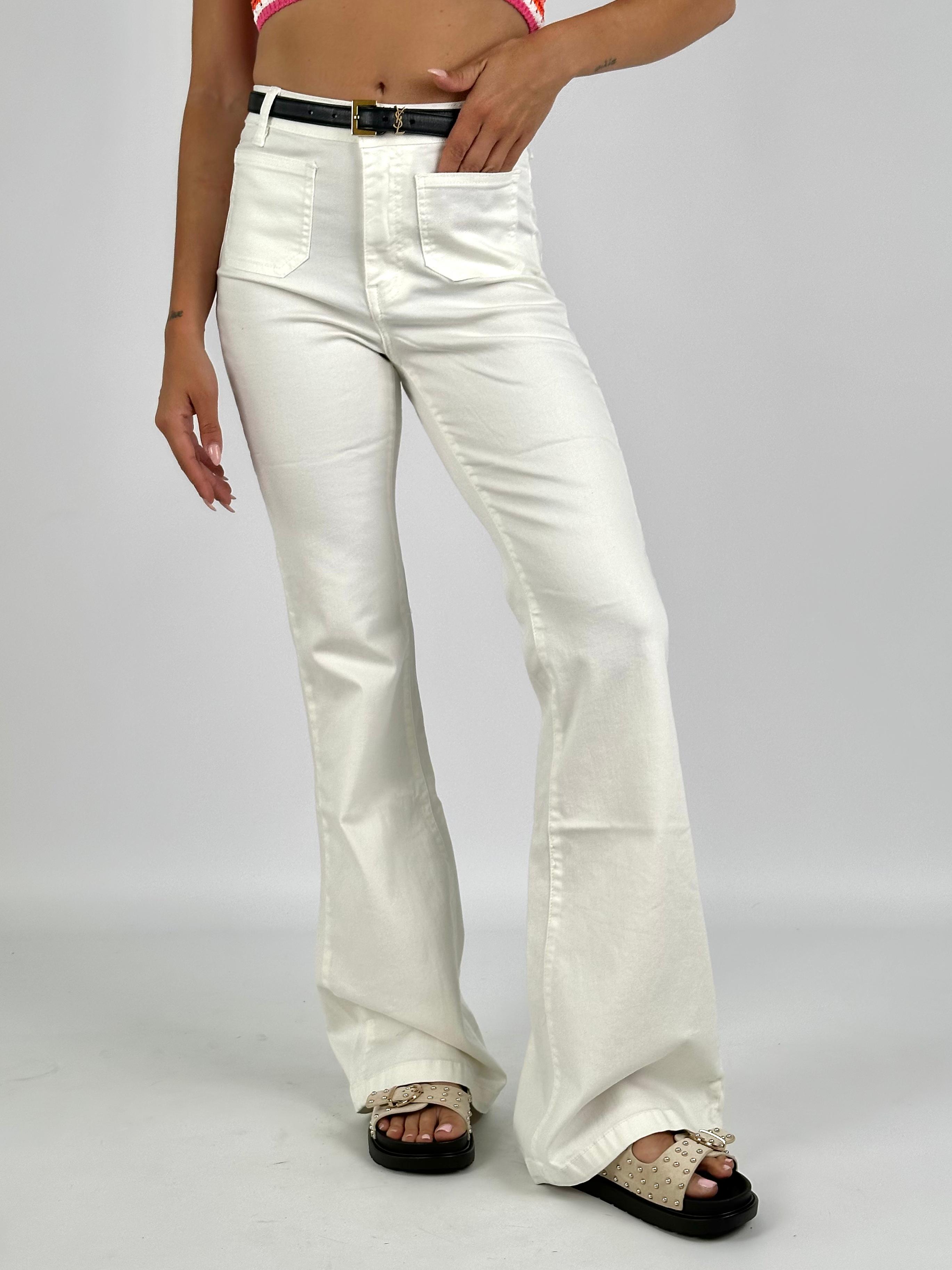 Jeans Ambra bianco
