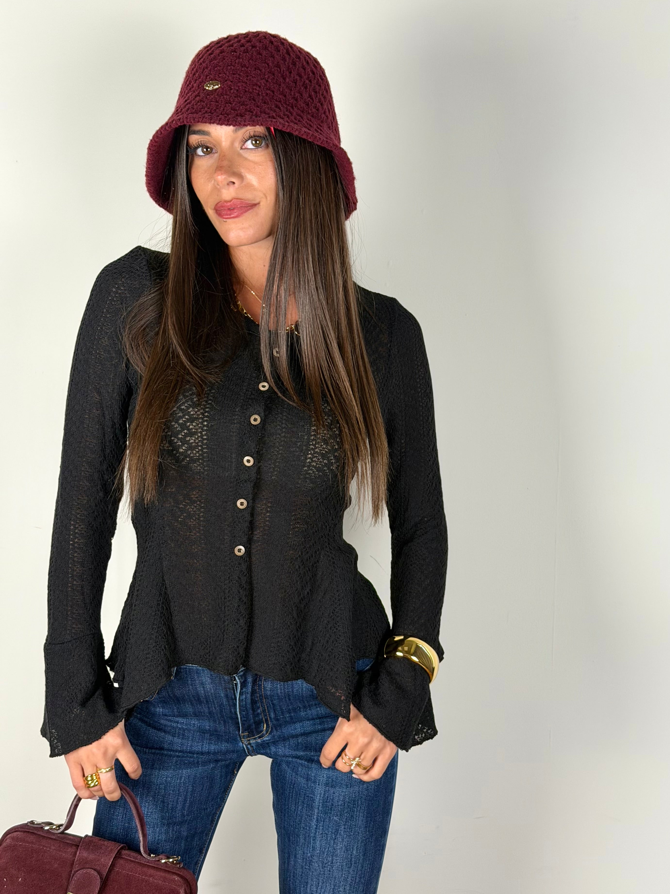 Maglia Dafne nera