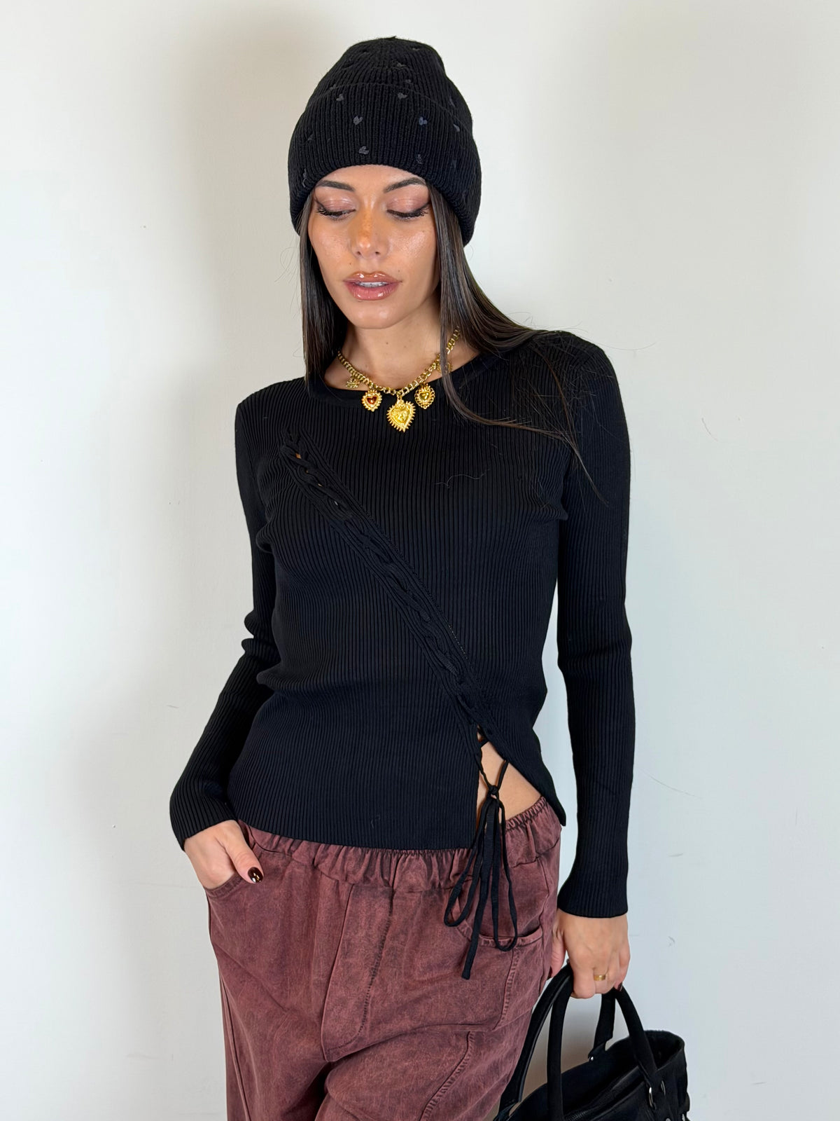 Maglia Wash nera