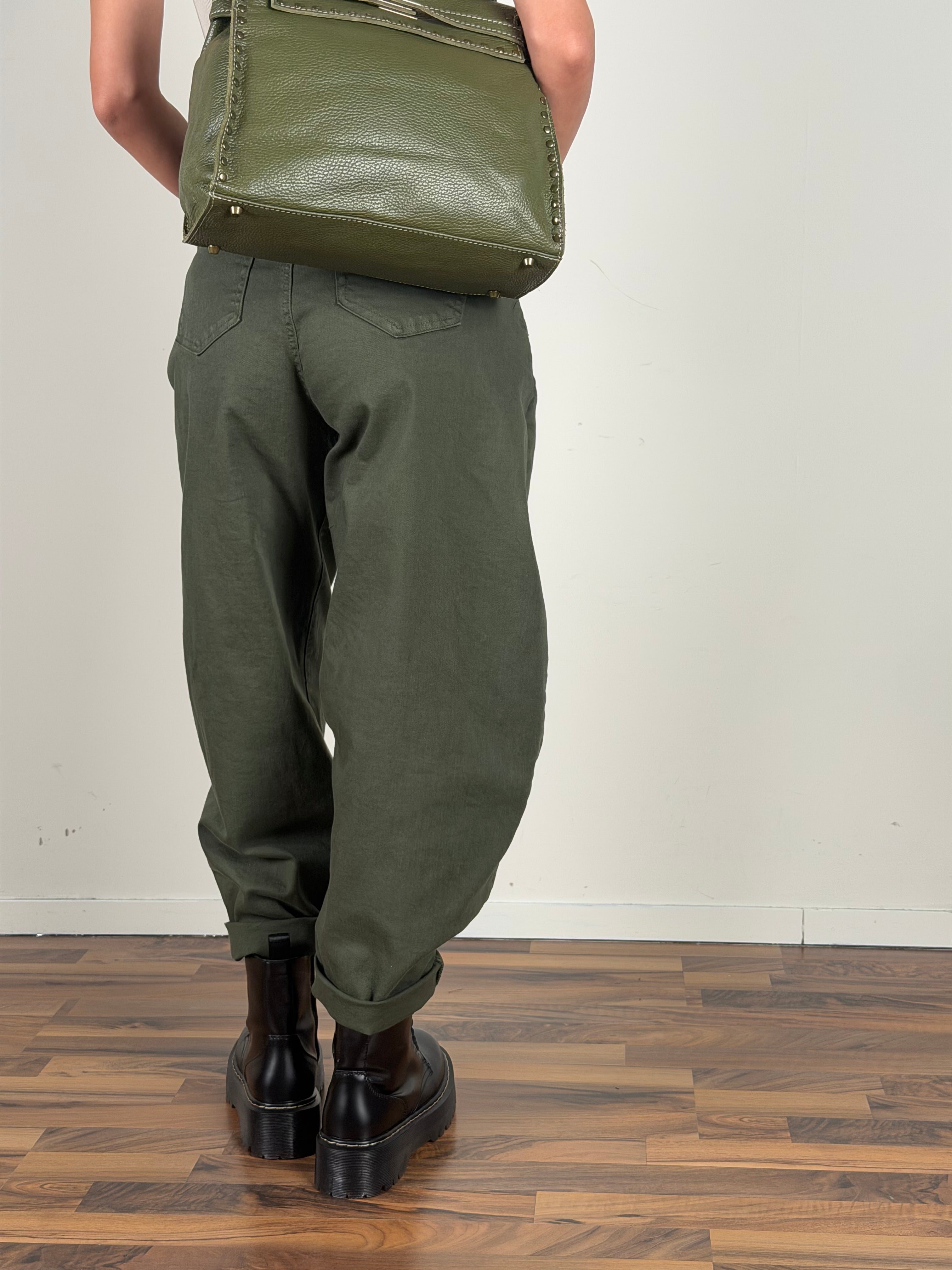 Jeans Marlon verde